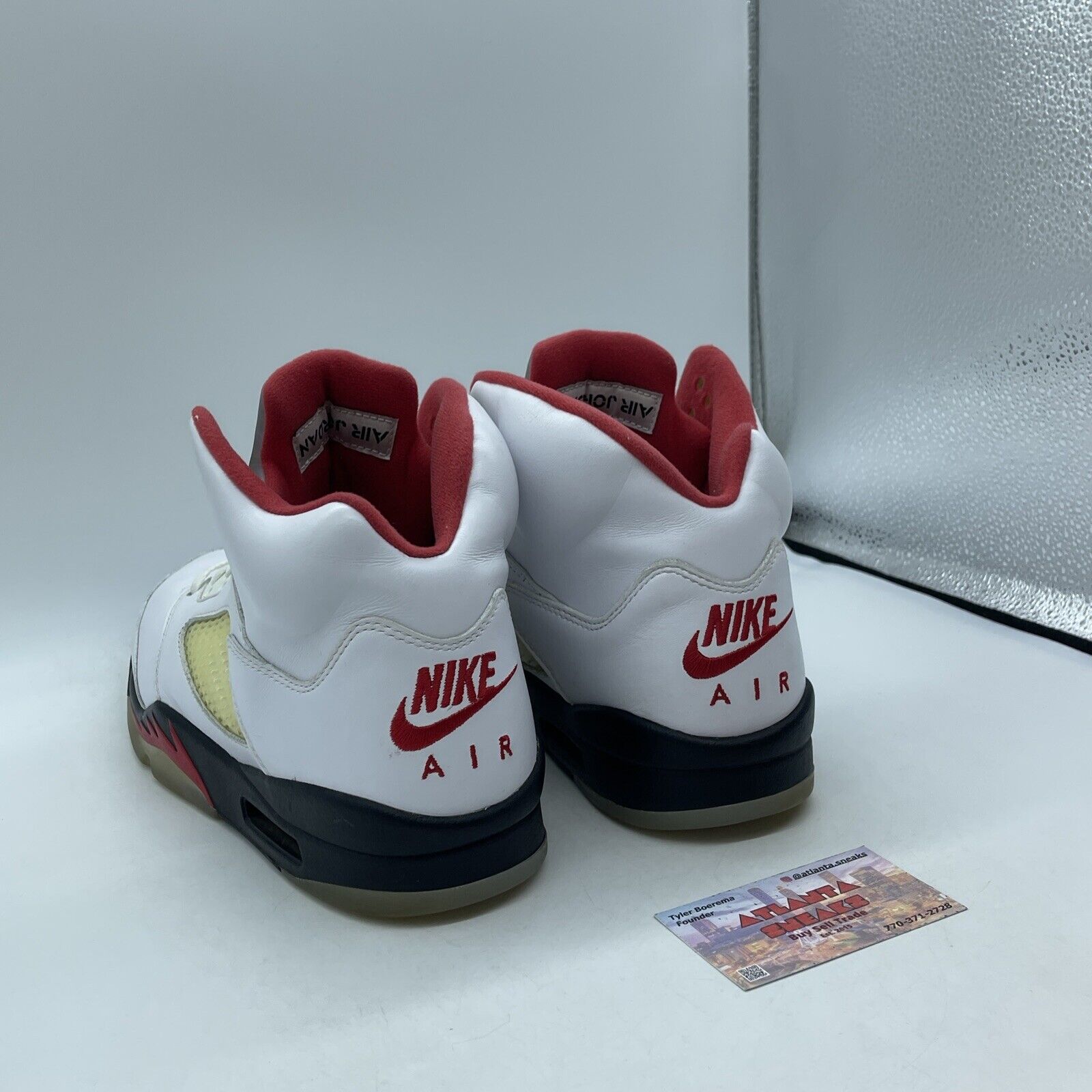 Size 11 - Jordan 5 Retro Mid Fire Red Black White Leather (DA1911-102)