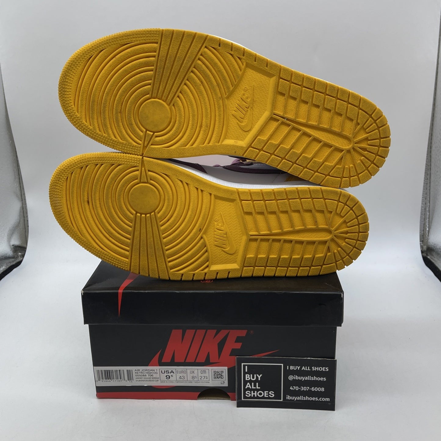 Size 9.5 - Air Jordan 1 Retro High OG Brotherhood 2022 (555088-706)