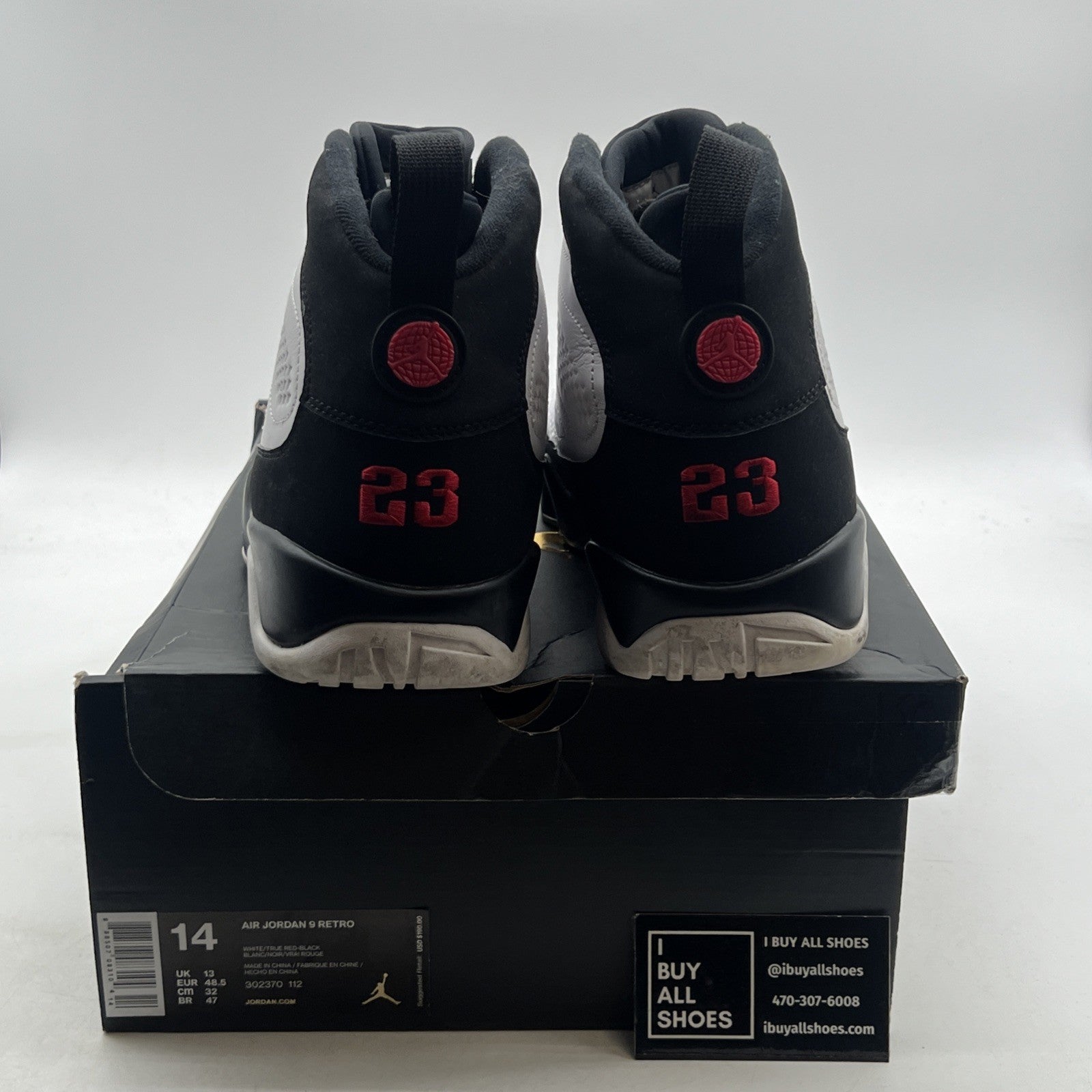 Size 14 - Air Jordan 9 Retro space jam 2016 (302370-112)
