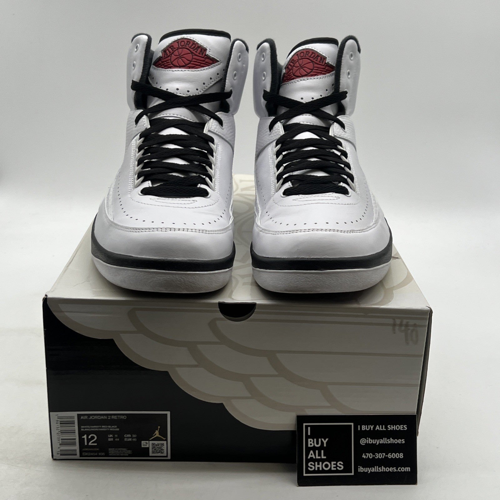 Size 12 - Air Jordan 2 Retro Mid Chicago (DX2454-106)