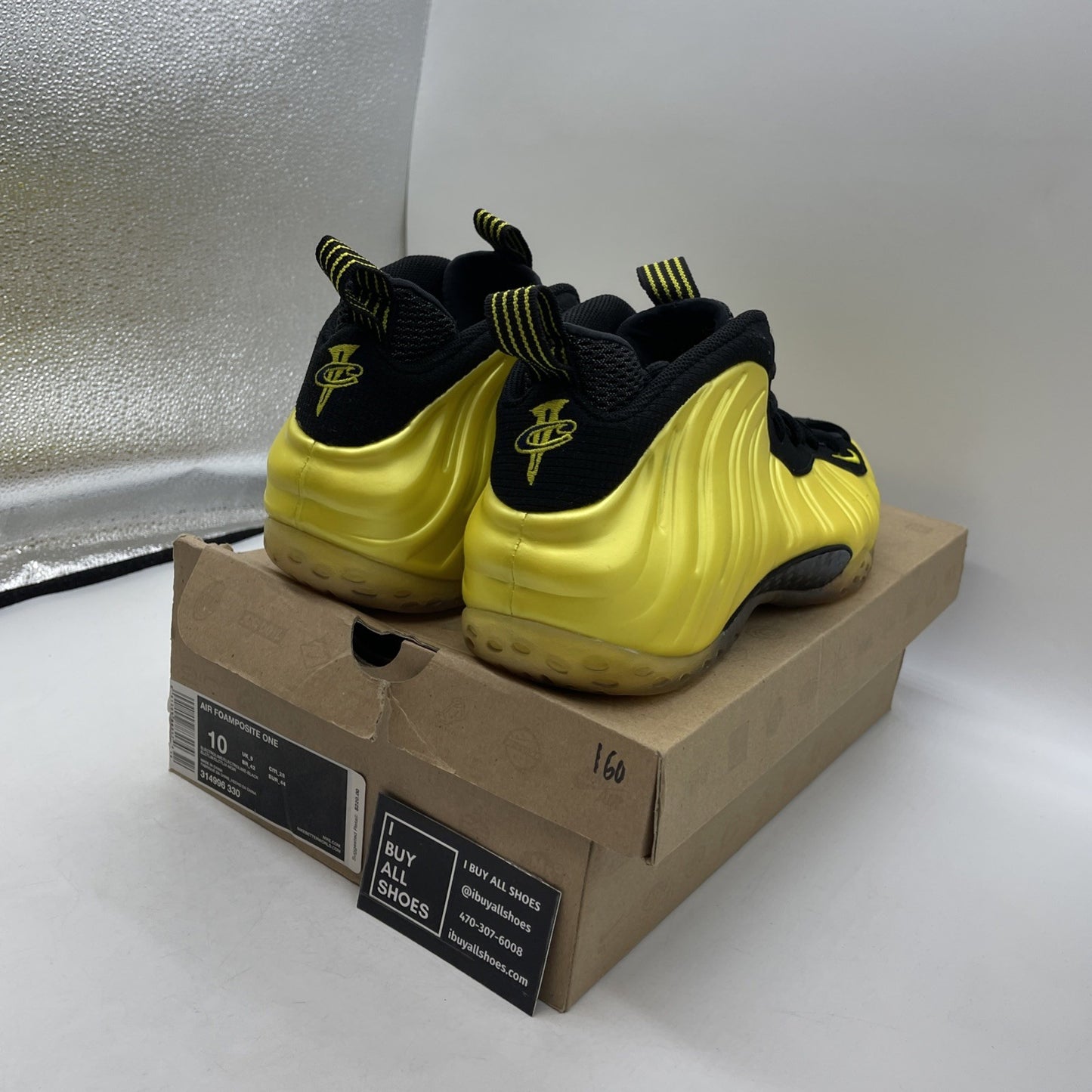 Size 10 - Nike Air Foamposite One Electrolime (314996-330)