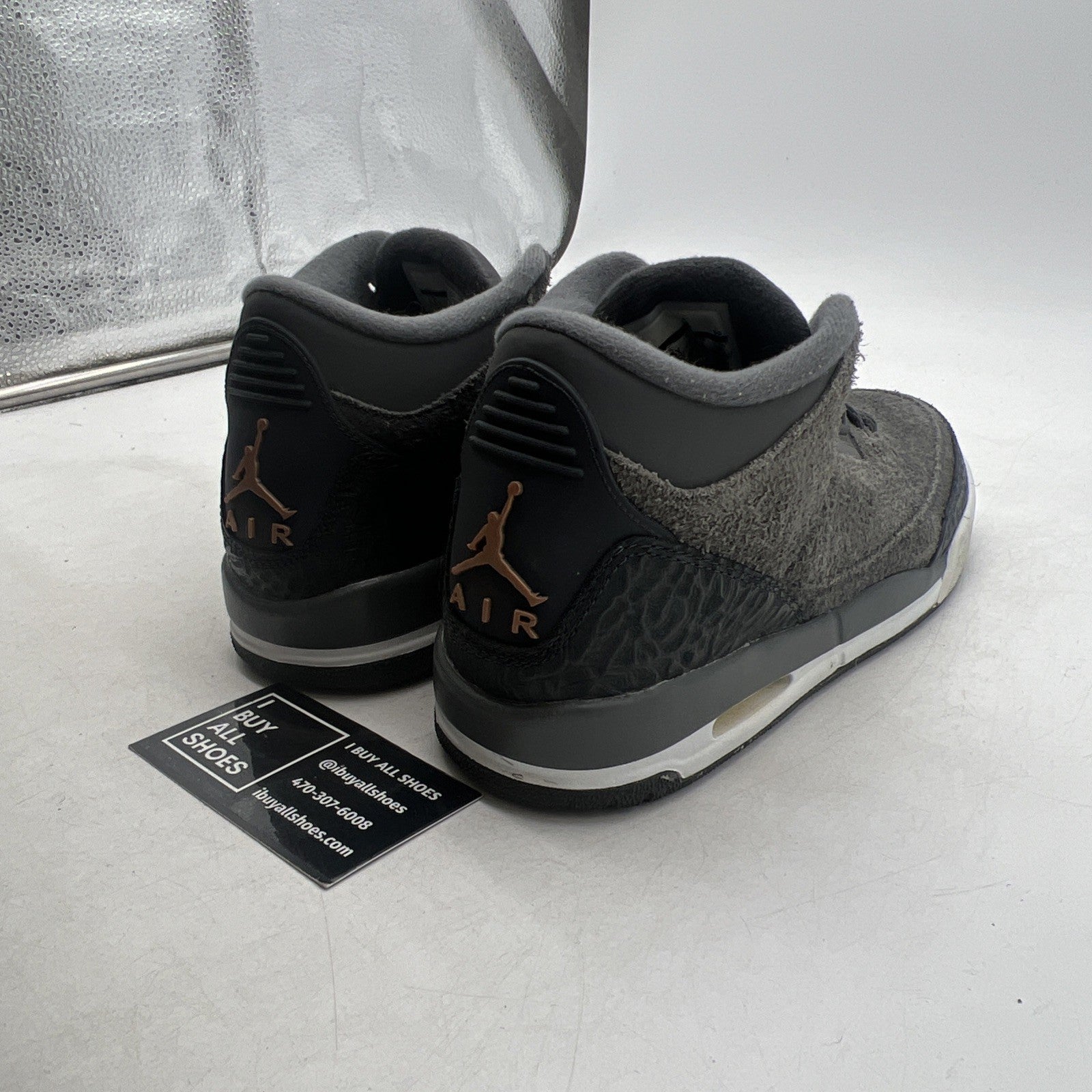 Size 5.5Y - Air Jordan 3 Retro Mid Anthracite (441140-035)
