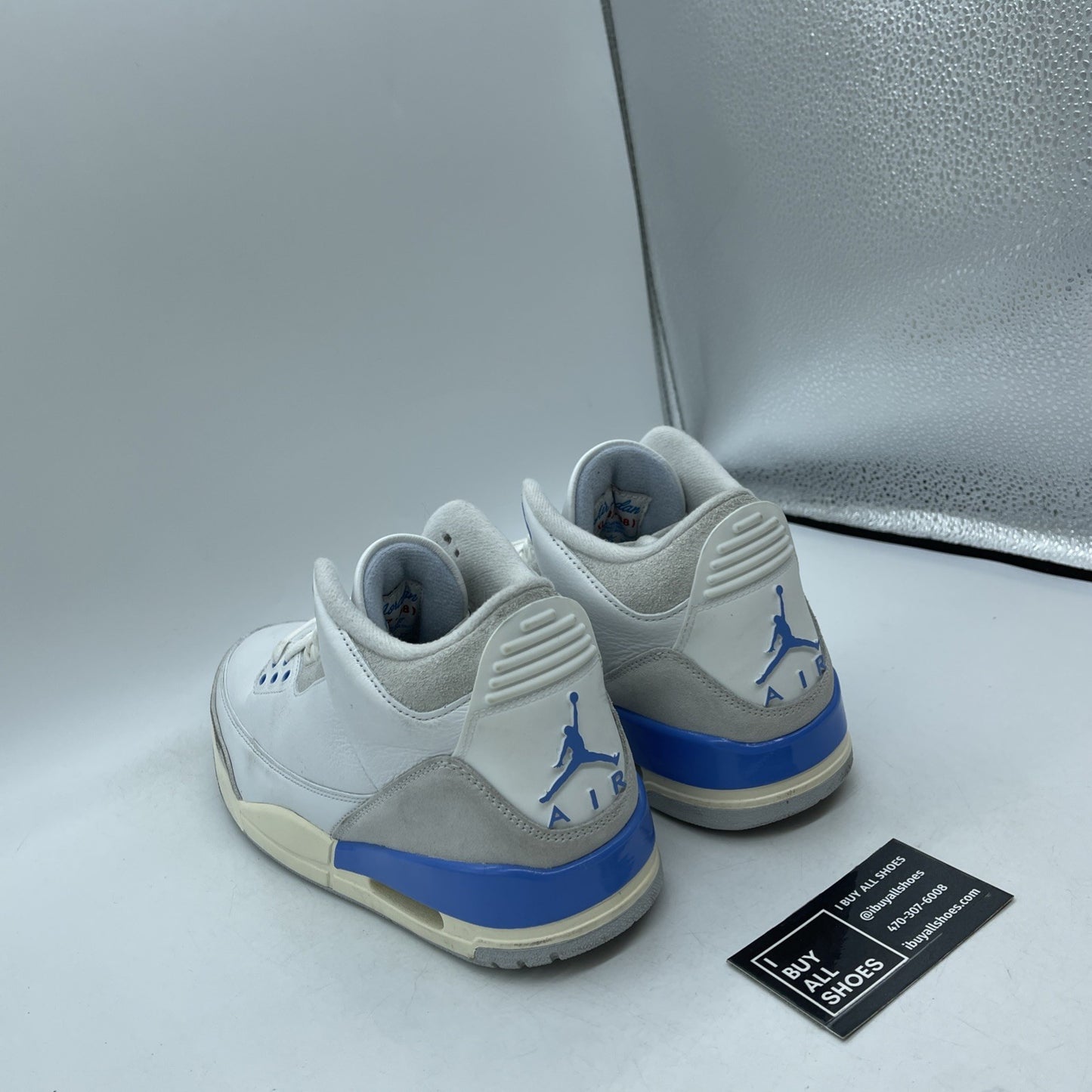 Size 9 - Air Jordan 3 Retro Lucky Shorts Grey White Suede Leather (CT8532-101)