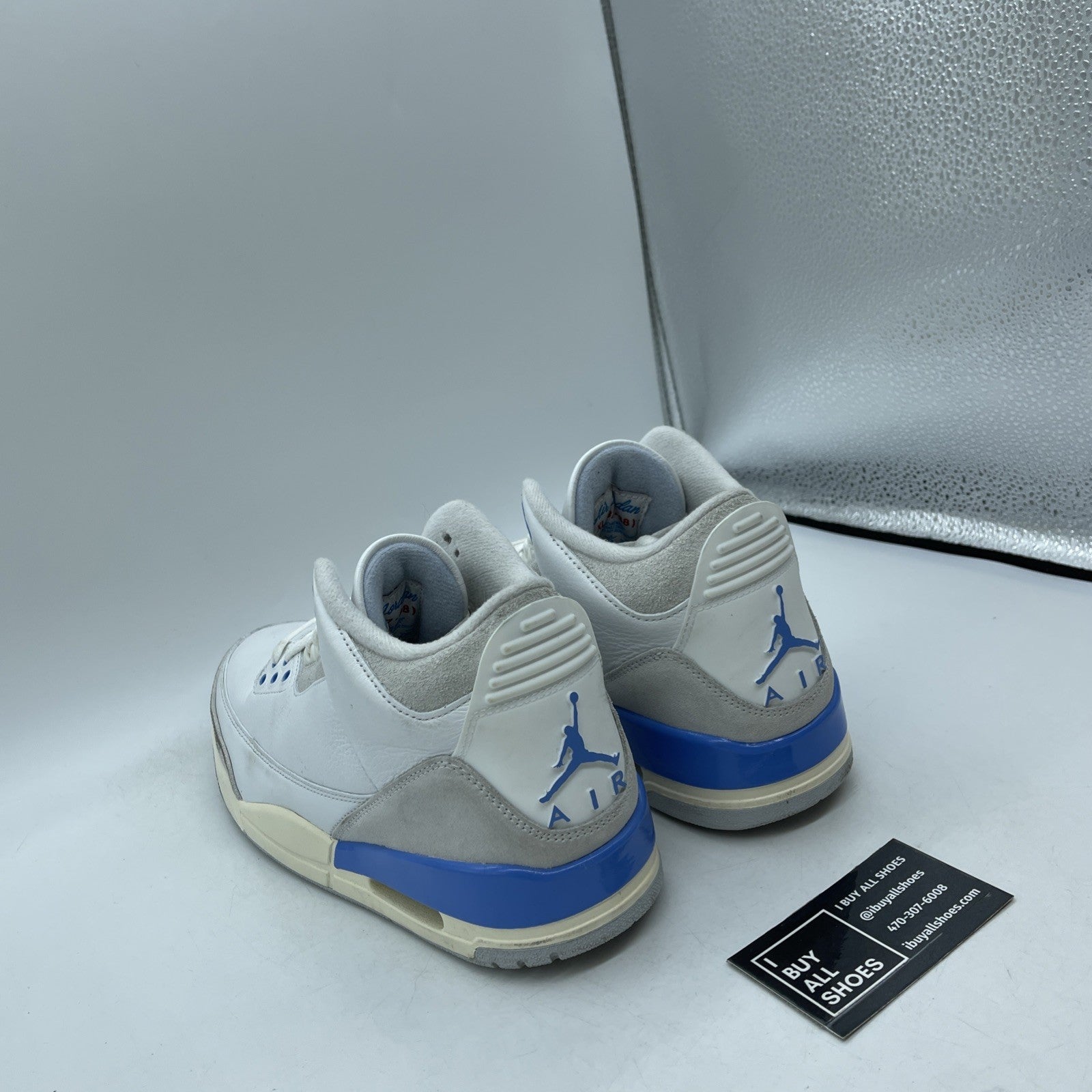 Size 9 - Air Jordan 3 Retro Lucky Shorts Grey White Suede Leather (CT8532-101)