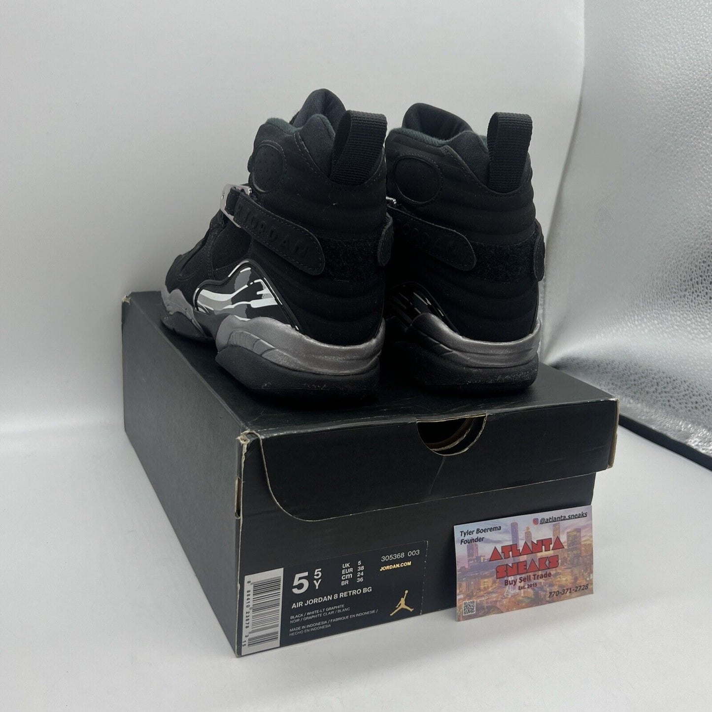 Size 7 - Jordan 8 Retro Chrome 2015