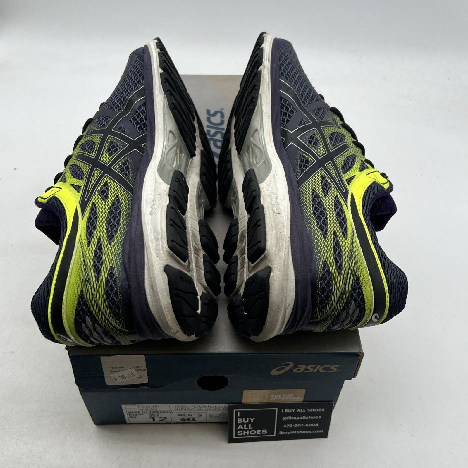 Size 12 - Asics Gel-Cumulus 17 Running Purple Athletic (T5D3N-4990)