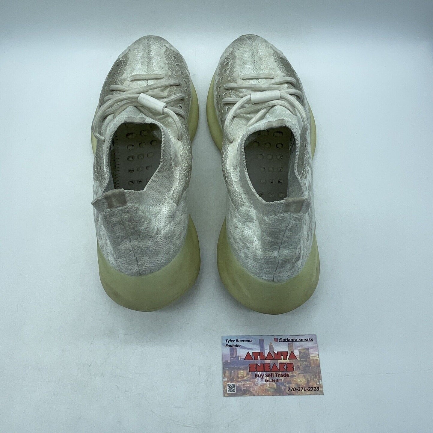 Size 10.5 - adidas Yeezy Boost 380 Calcite Glow White Grey (GZ8668)