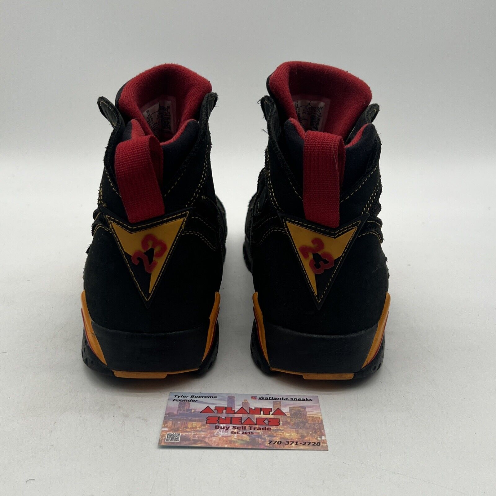 Size 12 - Jordan 7 Retro Citrus Black Yellow Red Suede (CU9307-081)