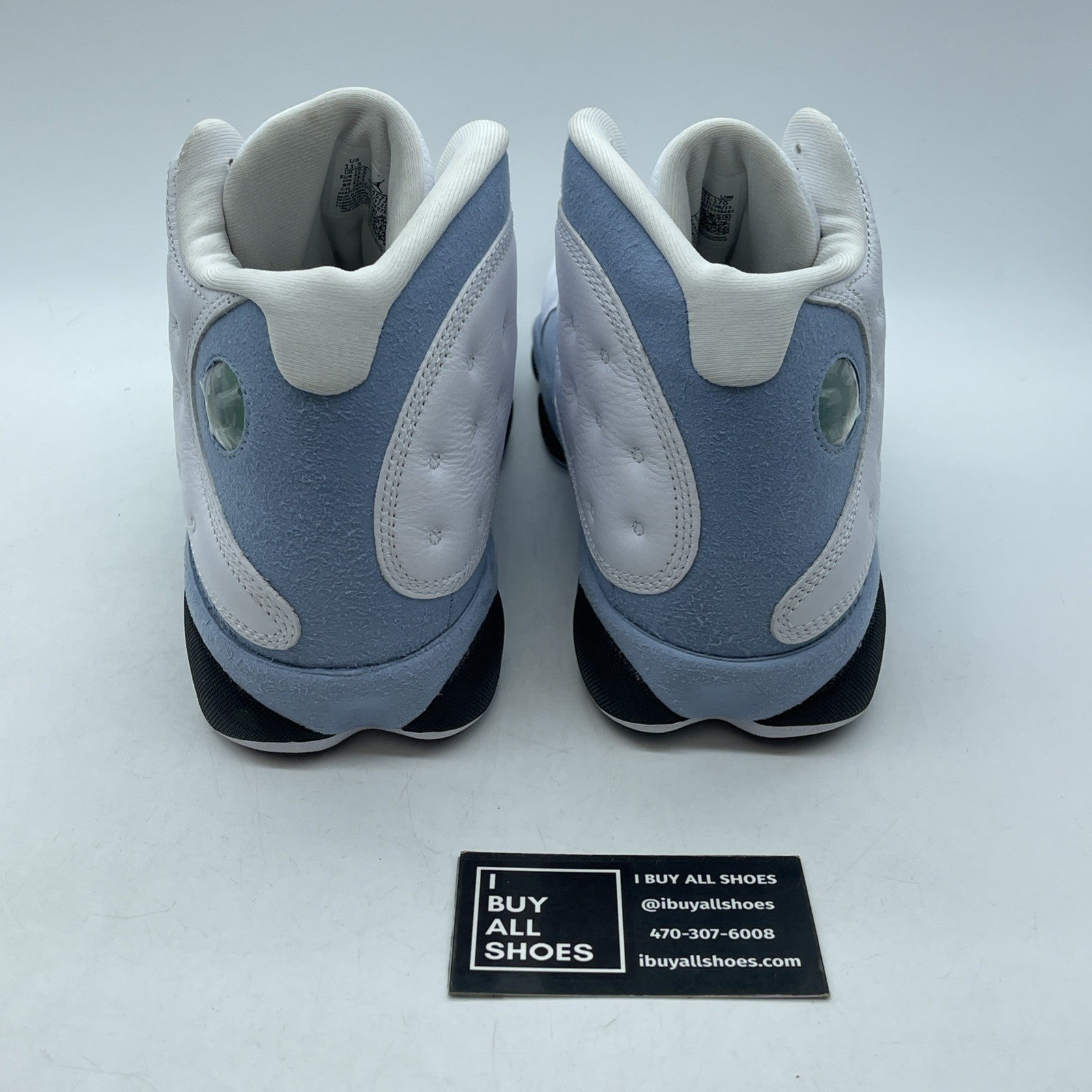 Size 11.5 - Air Jordan 13 Retro Blue Grey White Leather Suede (414571-170)