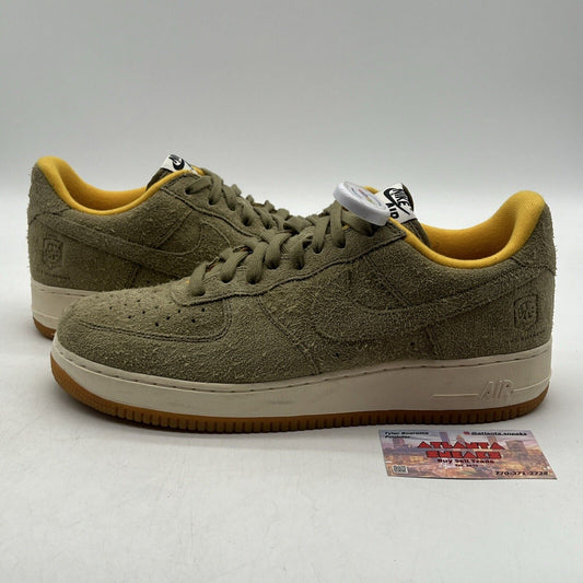 Size 12 - Nike Air Force 1 Retro Low EYBL White Gum Olive (AJ1872-209)