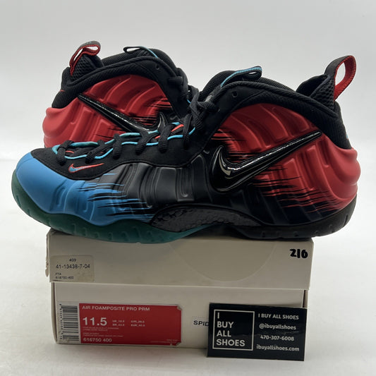 Size 11.5 - Nike Air Foamposite Pro Spider-Man (616750-400)