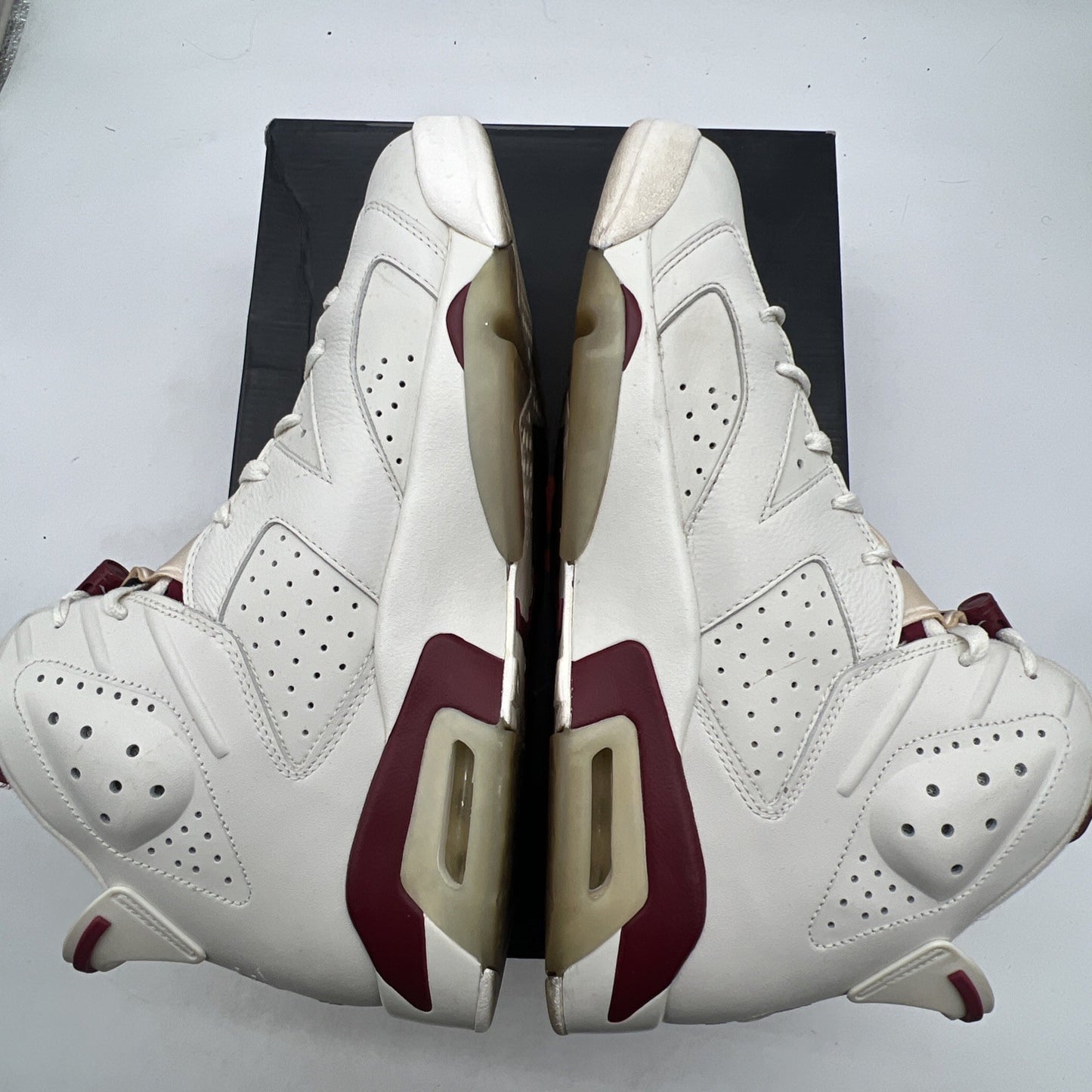 Size 12 - Air Jordan 6 Retro 2015 Maroon (384664-116)