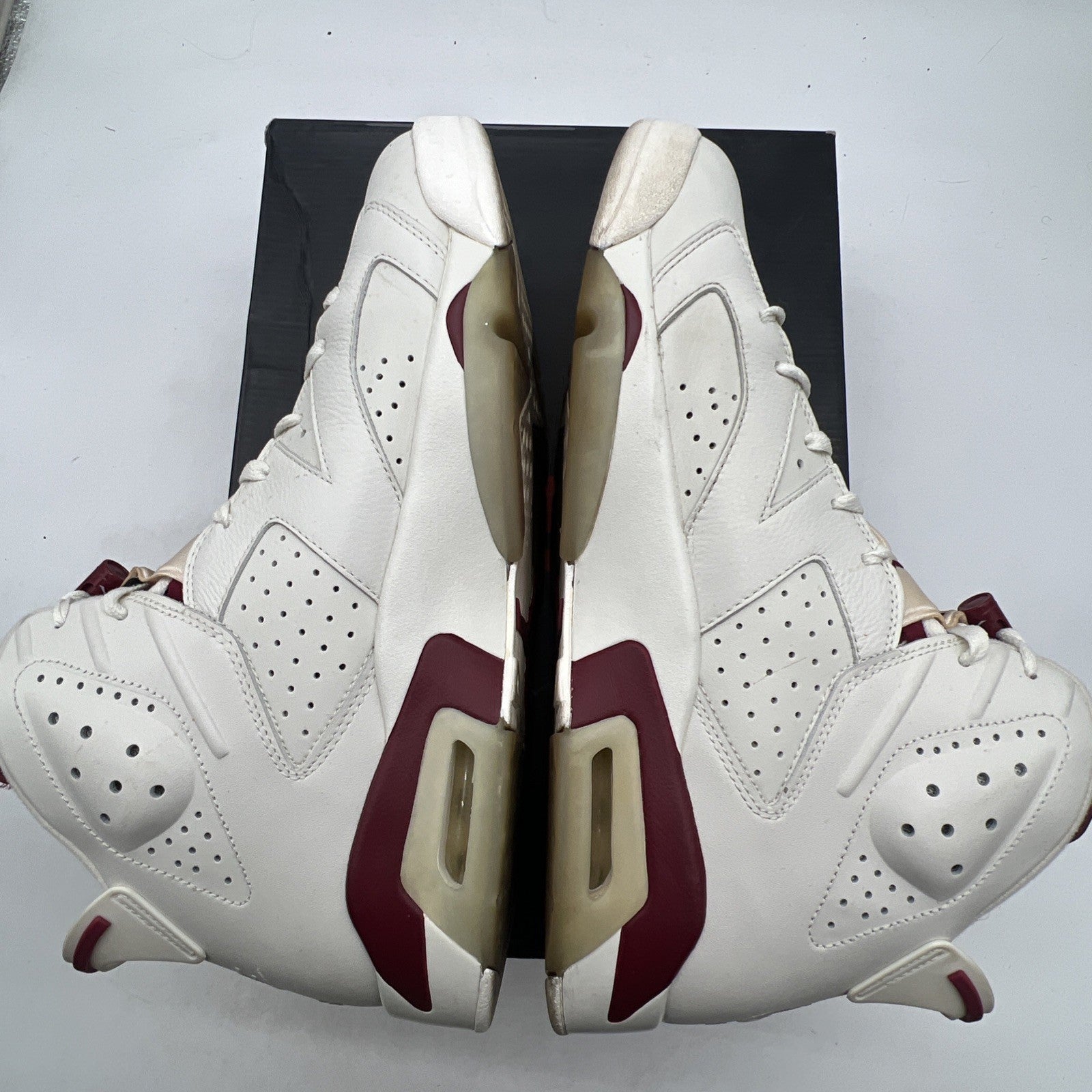 Size 12 - Air Jordan 6 Retro 2015 Maroon (384664-116)