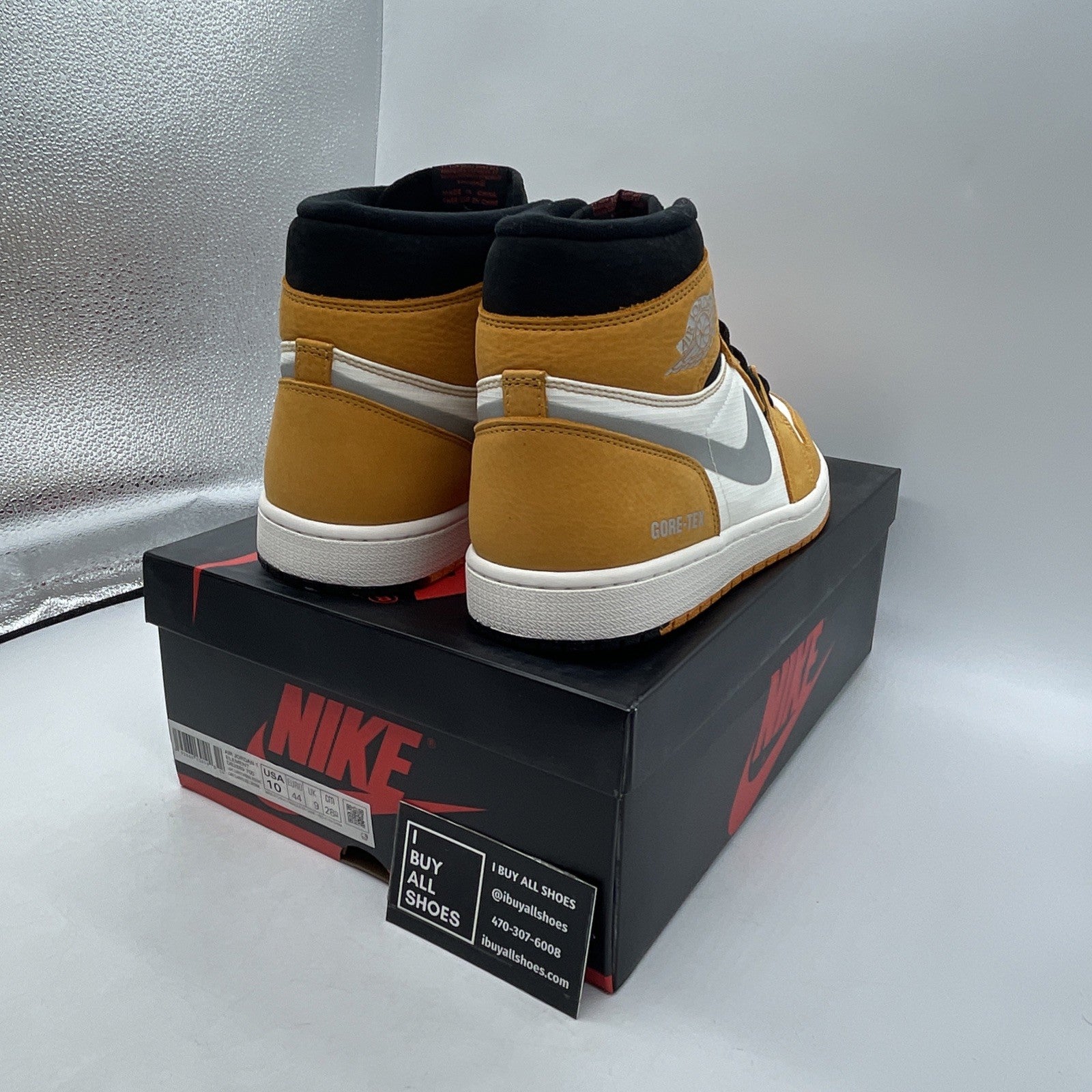 Size 10 - Air Jordan 1 Element GORE-TEX High Light Curry (DB2889-700)
