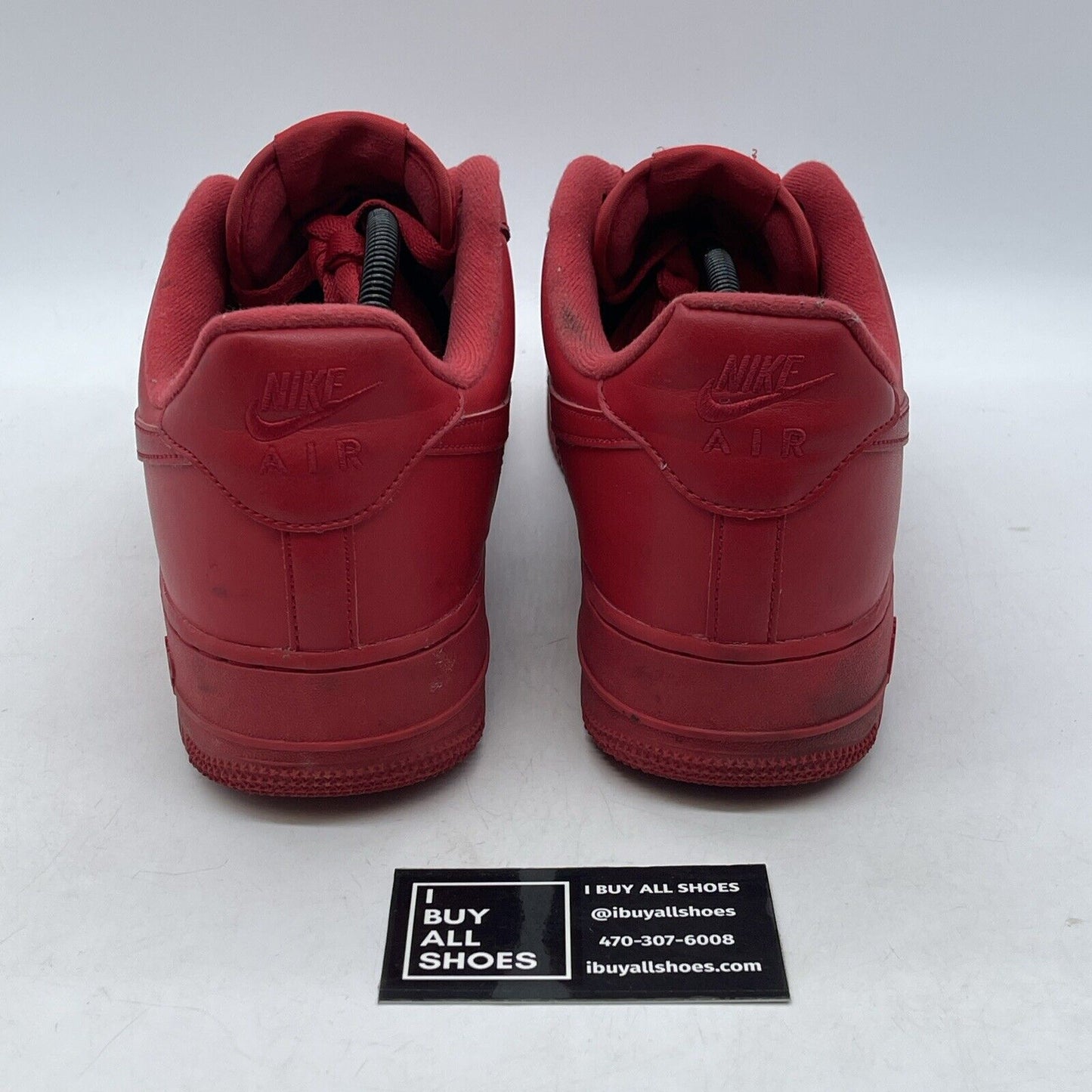 Size 12 - Nike Air Force 1 Low Triple Red Suede Leather (CW6999-600)
