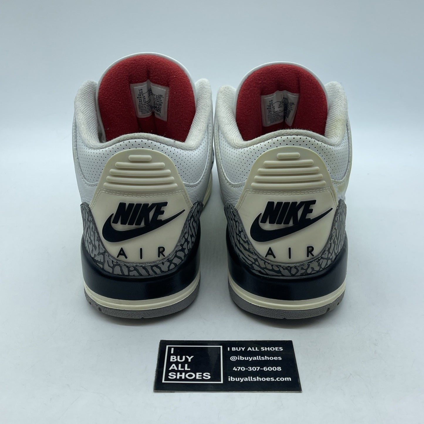 Size 10 - Jordan 3 Retro Mid White Cement Reimagined Leather Suede (DN3707-100)