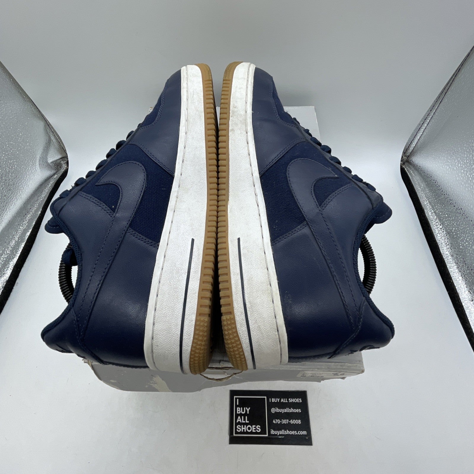 Size 10.5 - Nike Air Force 1 '07 Low Obsidian (315122-407)