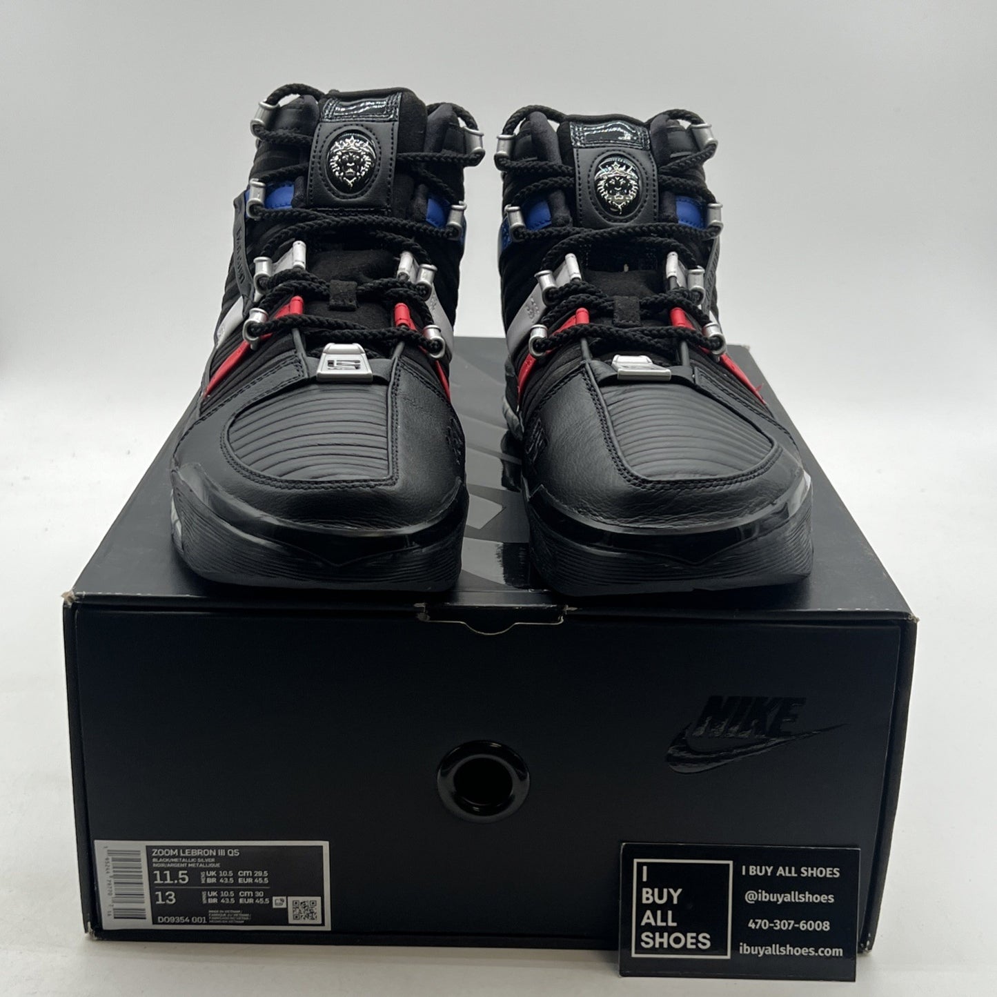 Size 11.5 - Nike Zoom LeBron 3 Retro Barbershop (DO9354-001)