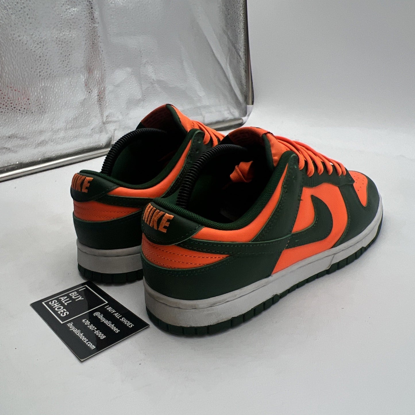 Size 8.5 - Nike Dunk Low Miami Hurricanes (DD1391-300)
