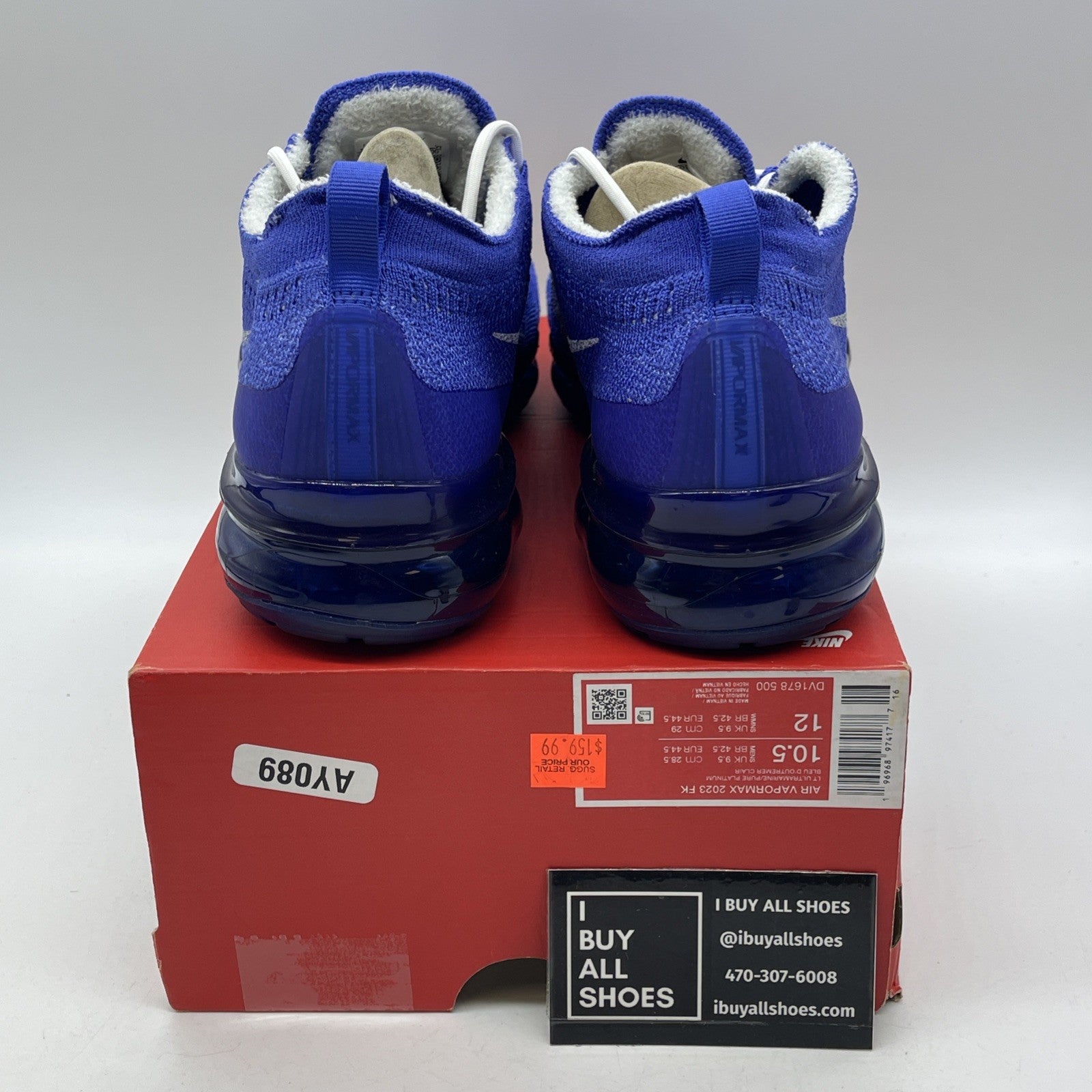 Size 10.5 - Nike Air VaporMax 2023 Flyknit Light Ultramarine (DV1678-500)