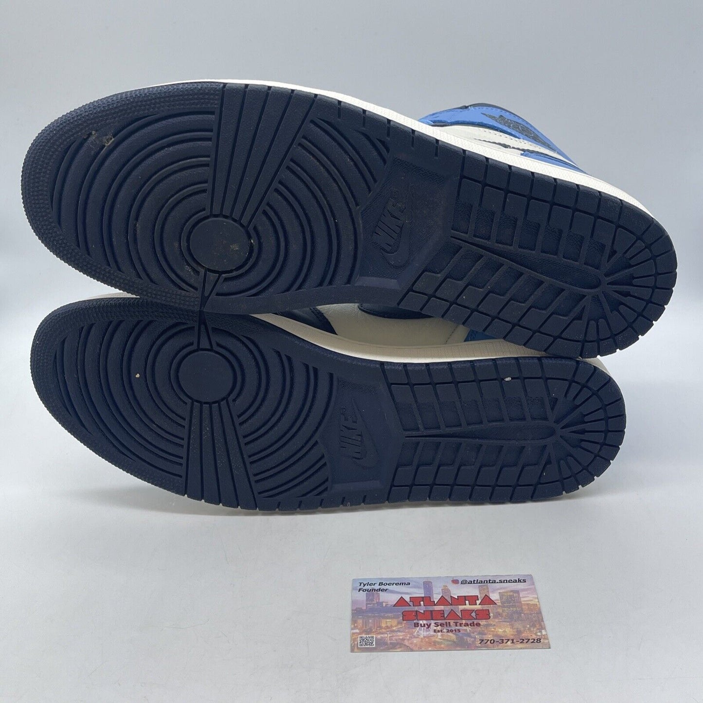 Size 13 - Jordan 1 Retro OG High Obsidian UNC 2019 Blue White (555088-140)