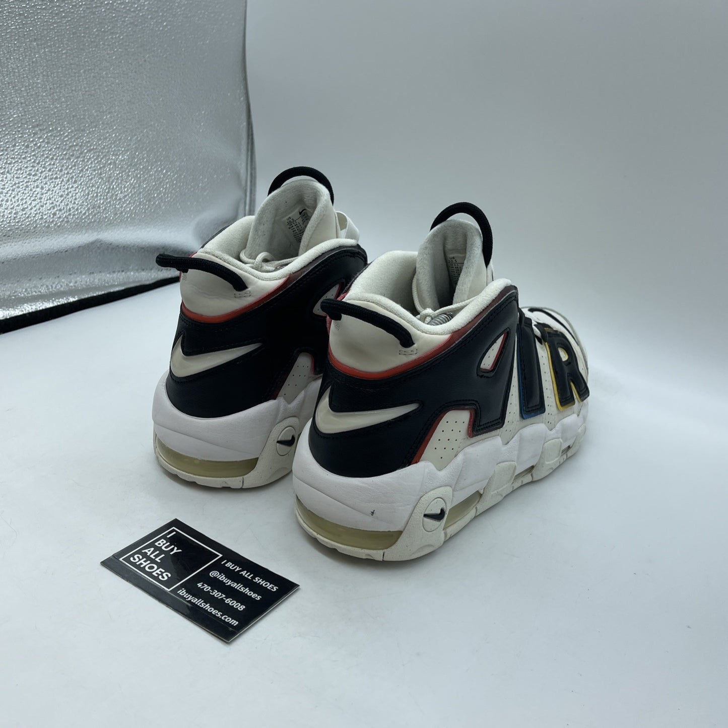 Size 10.5 - Nike Air More Uptempo '96 Primary Colors Suede Leather (DM1297-100)