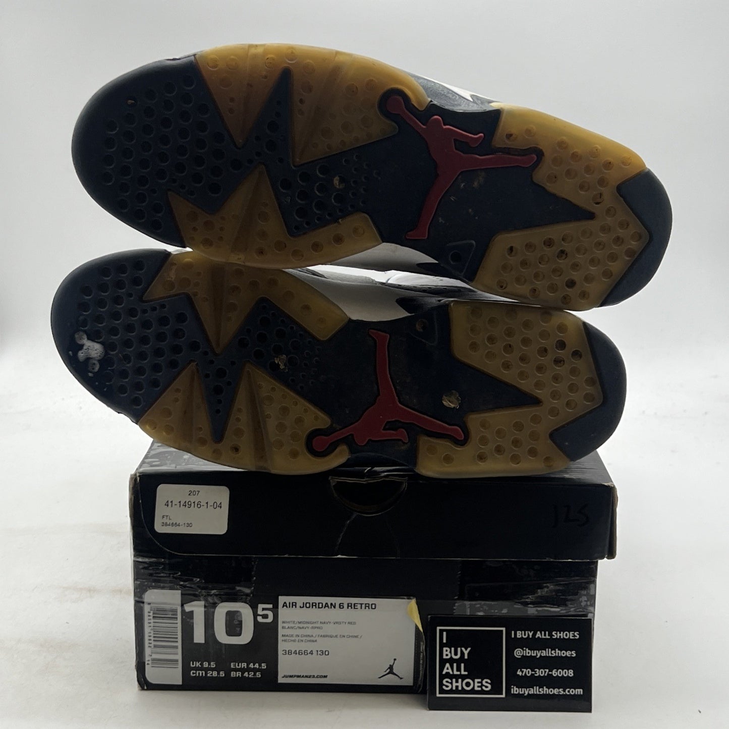 Size 10.5 - Air Jordan 6 Retro 2012 Olympic (384664-130)