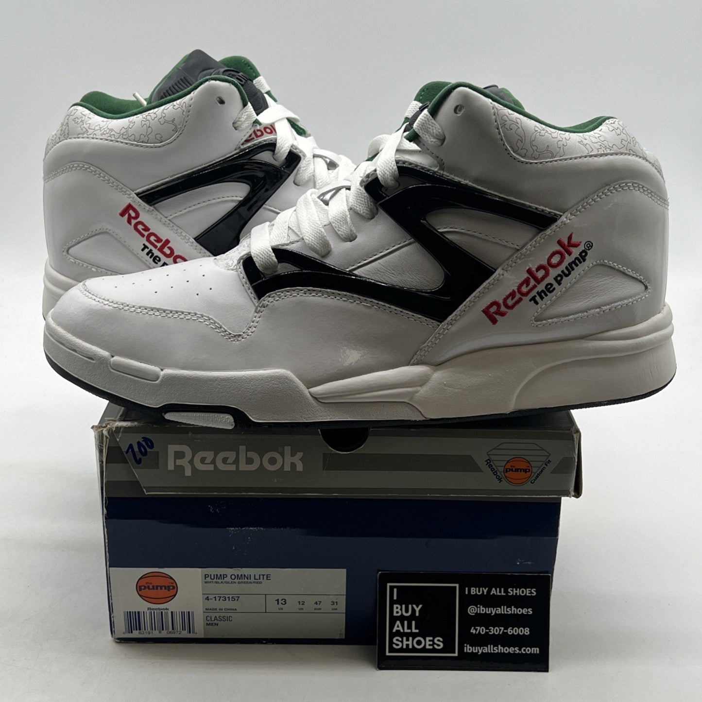 Size 13 - Reebok Pump Omni Lite King Of Spades Royal Flush Pack (4-173157)