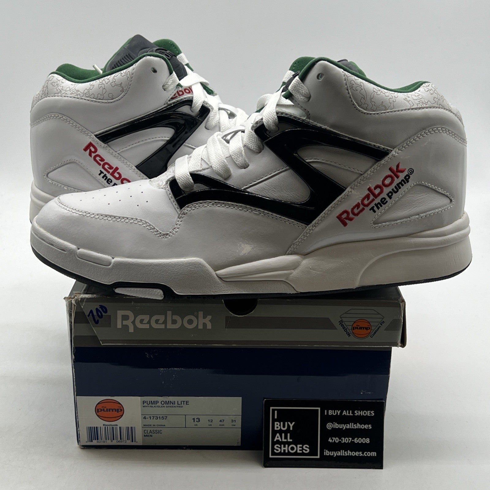 Size 13 - Reebok Pump Omni Lite King Of Spades Royal Flush Pack (4-173157)