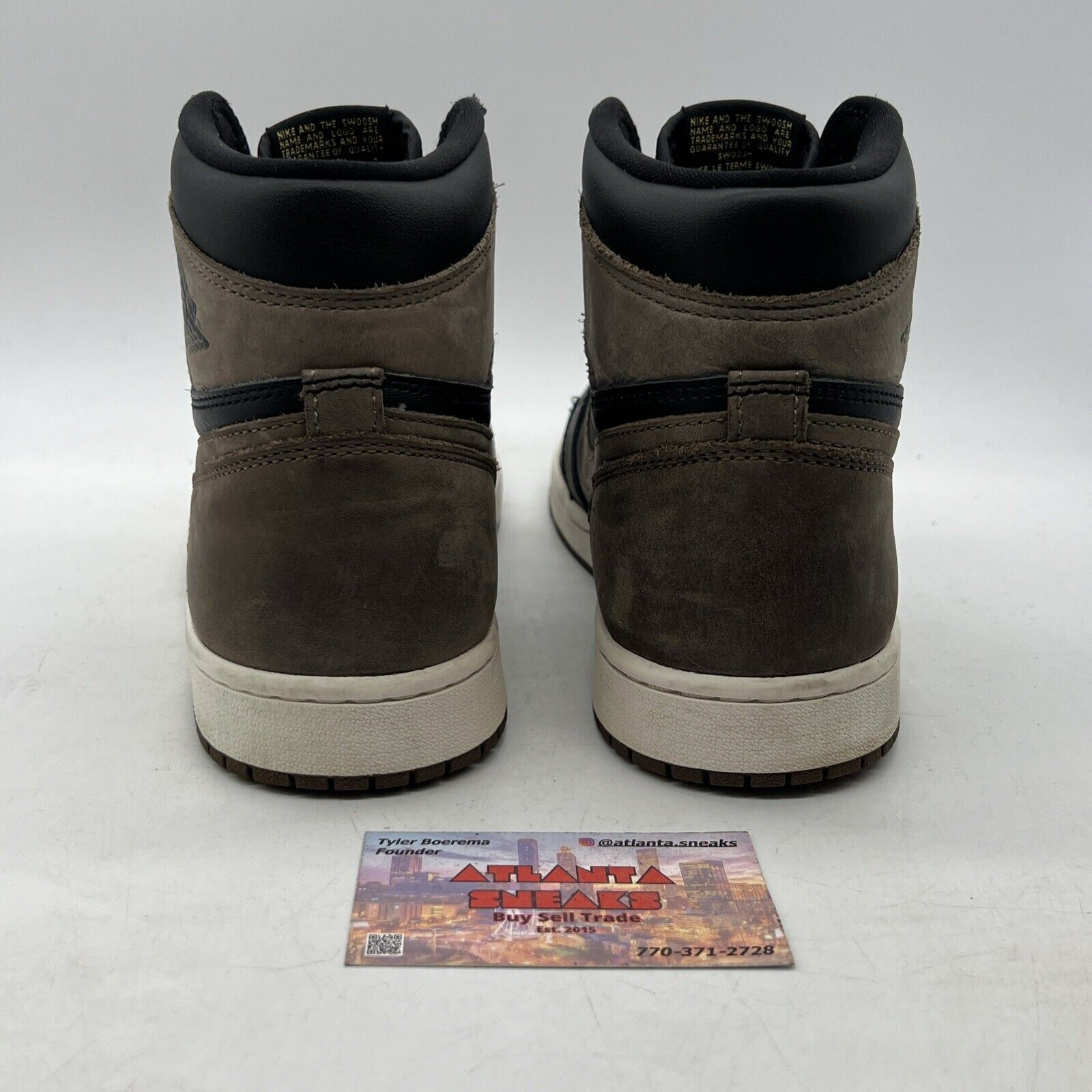 Size 10 - Jordan 1 Retro OG High Palomino Black White Brown Leather (DZ5485-020)