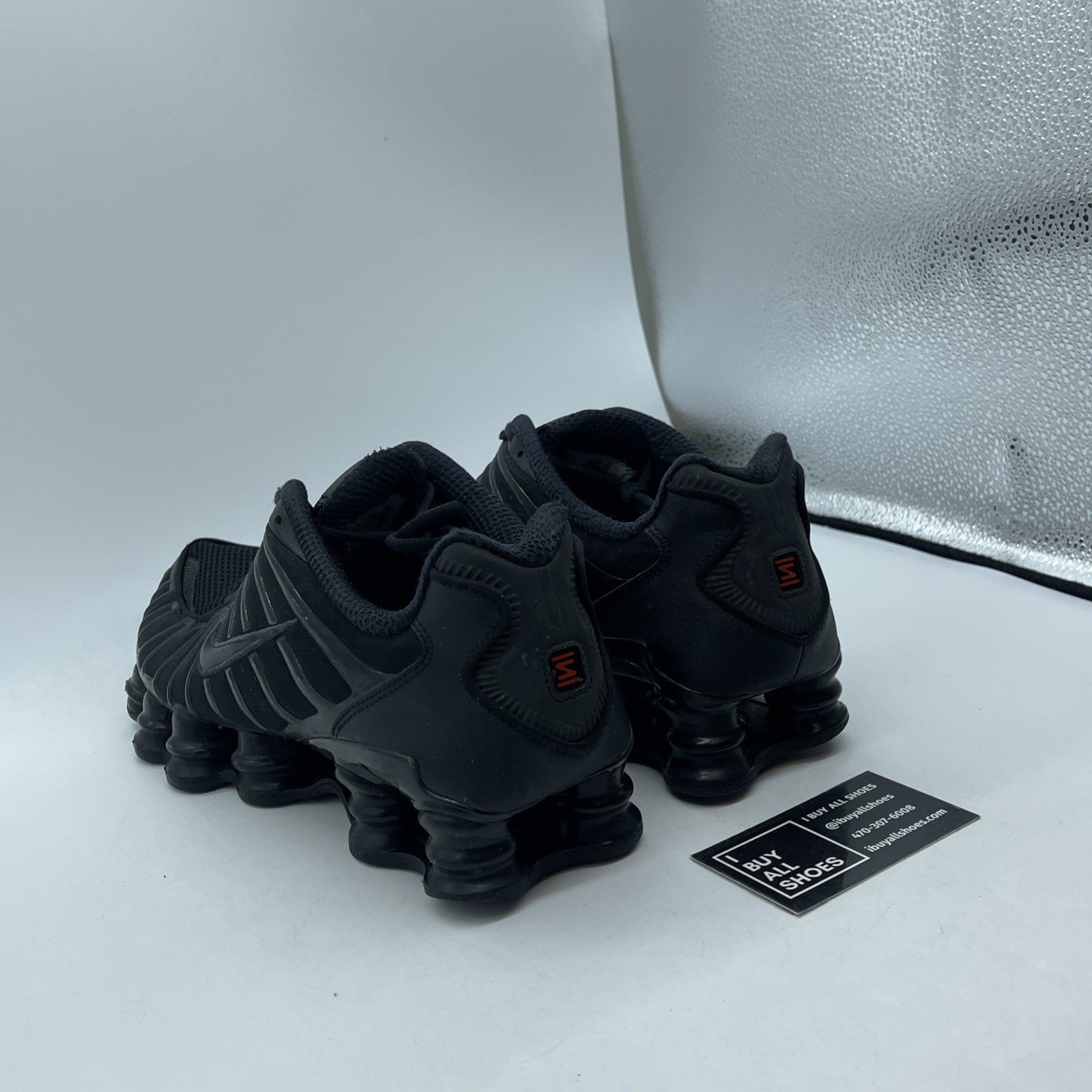 Size 9.5 - Nike Shox TL Metallic Hematite Black Suede Leather (AV3595-002)