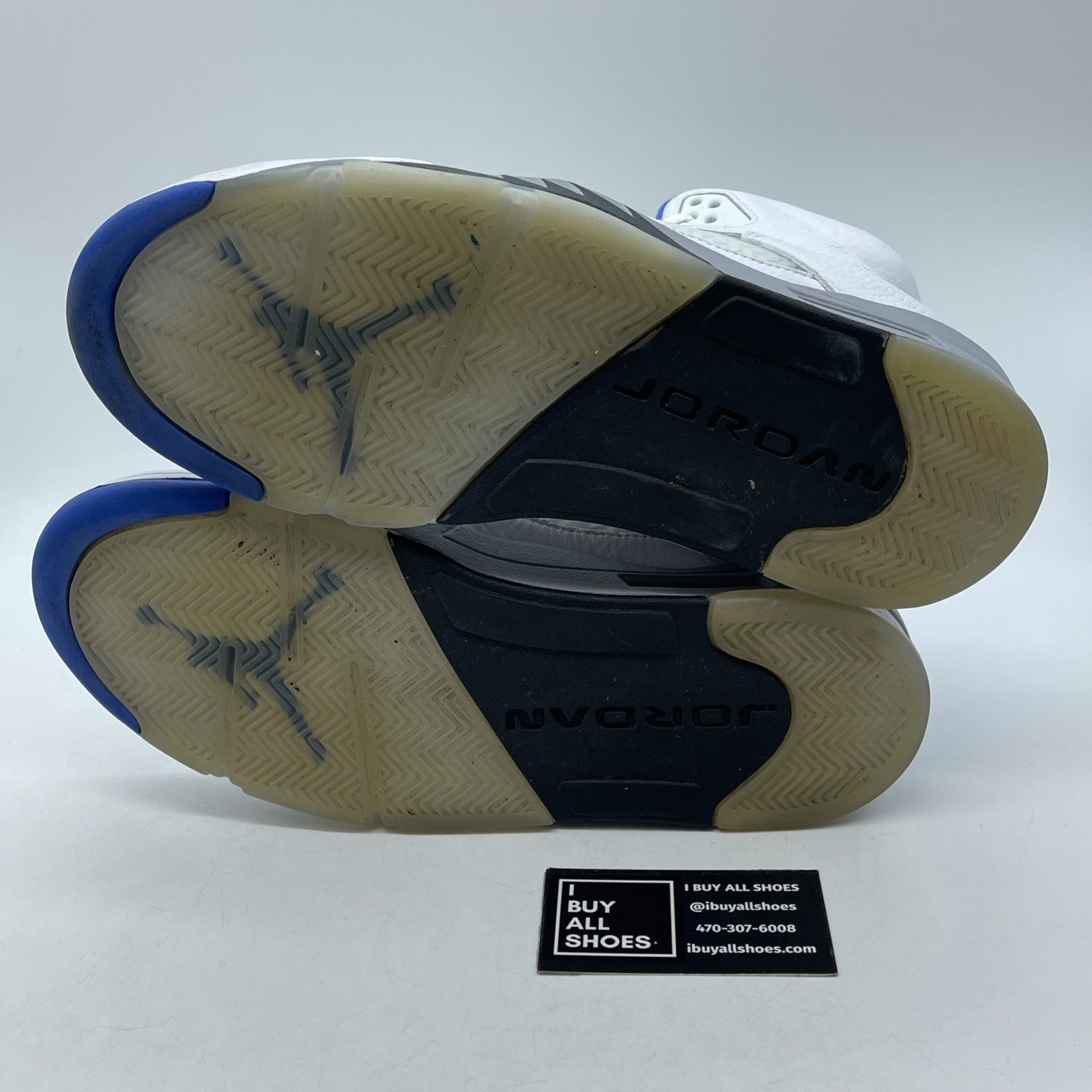 Size 10.5 - Air Jordan 5 Retro Stealth 2.0 Blue White Leather (DD0587-140)