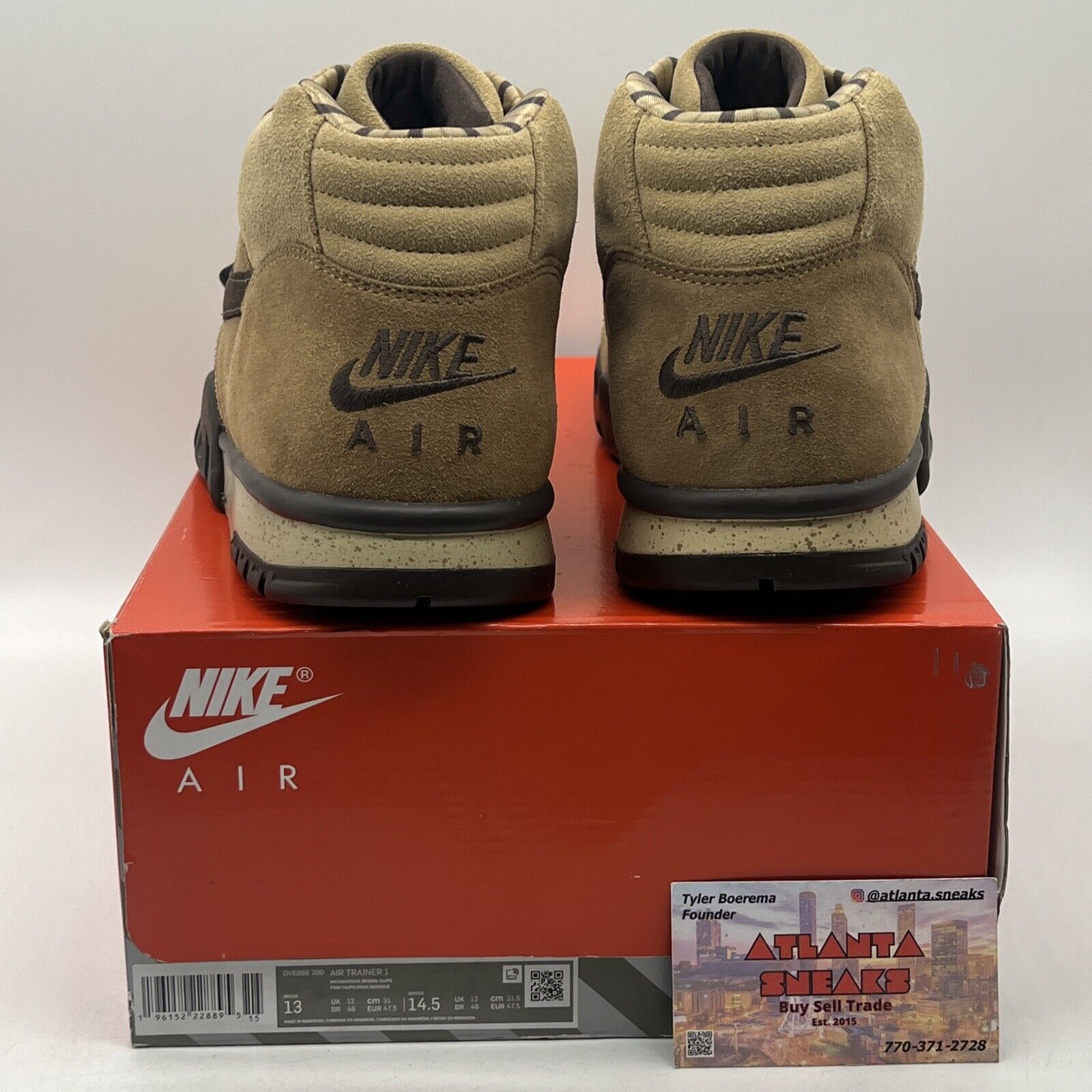 Size 13 - Nike Air Trainer 1 2022 Shima Shima Brown Red (DV6998-200)