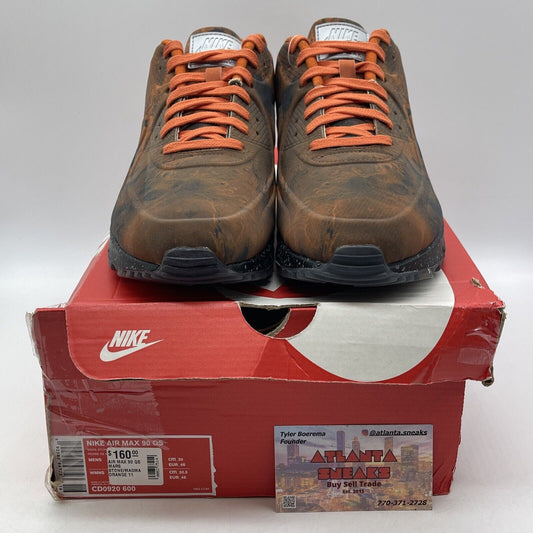 Size 11 - Nike Air Max 90 QS Mars Landing Black Orange Silver (CD0920-600)