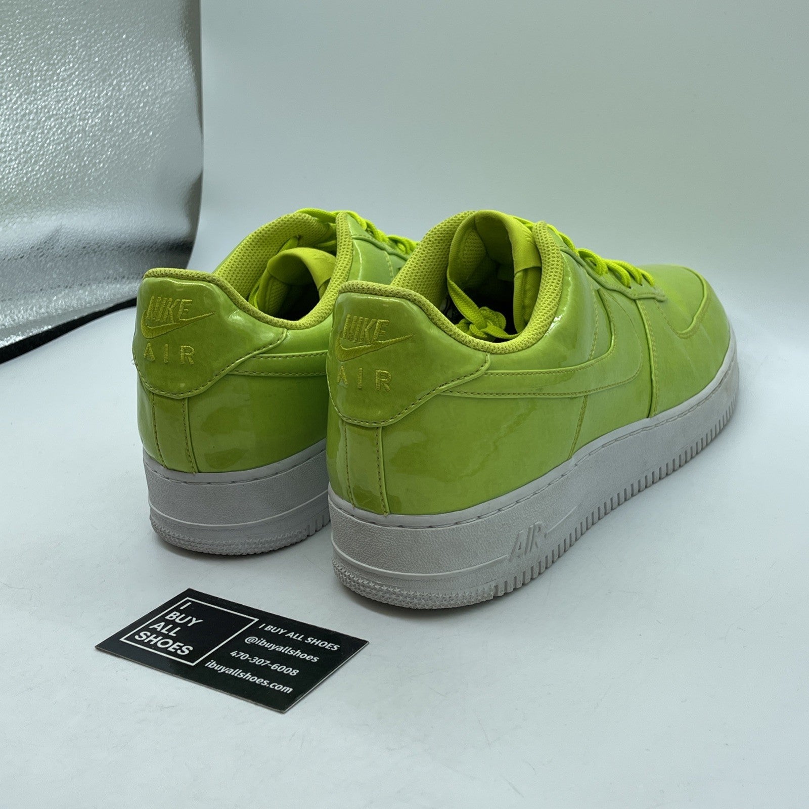 Size 12 - Nike Air Force 1 '07 LV8 UV Cyber Green Leather (AJ9505-300)