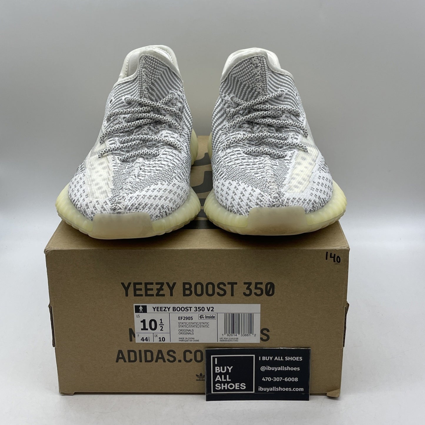 Size 10.5 - adidas Yeezy Boost 350 V2 2018 Low Static Non-Reflective (EF2905)