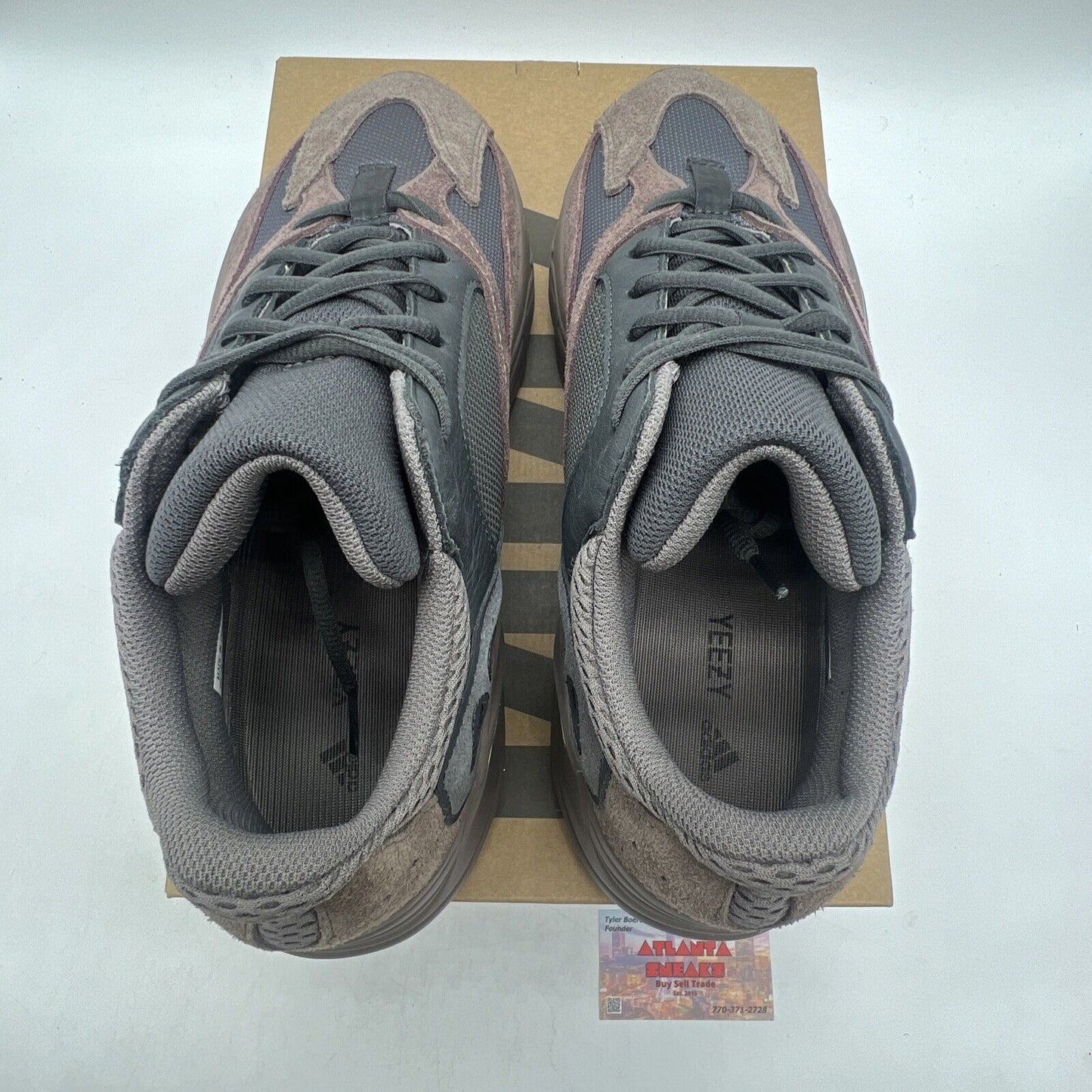Size 12 - adidas Yeezy Boost 700 V1 Mauve Black Brown Suede (EE9614)