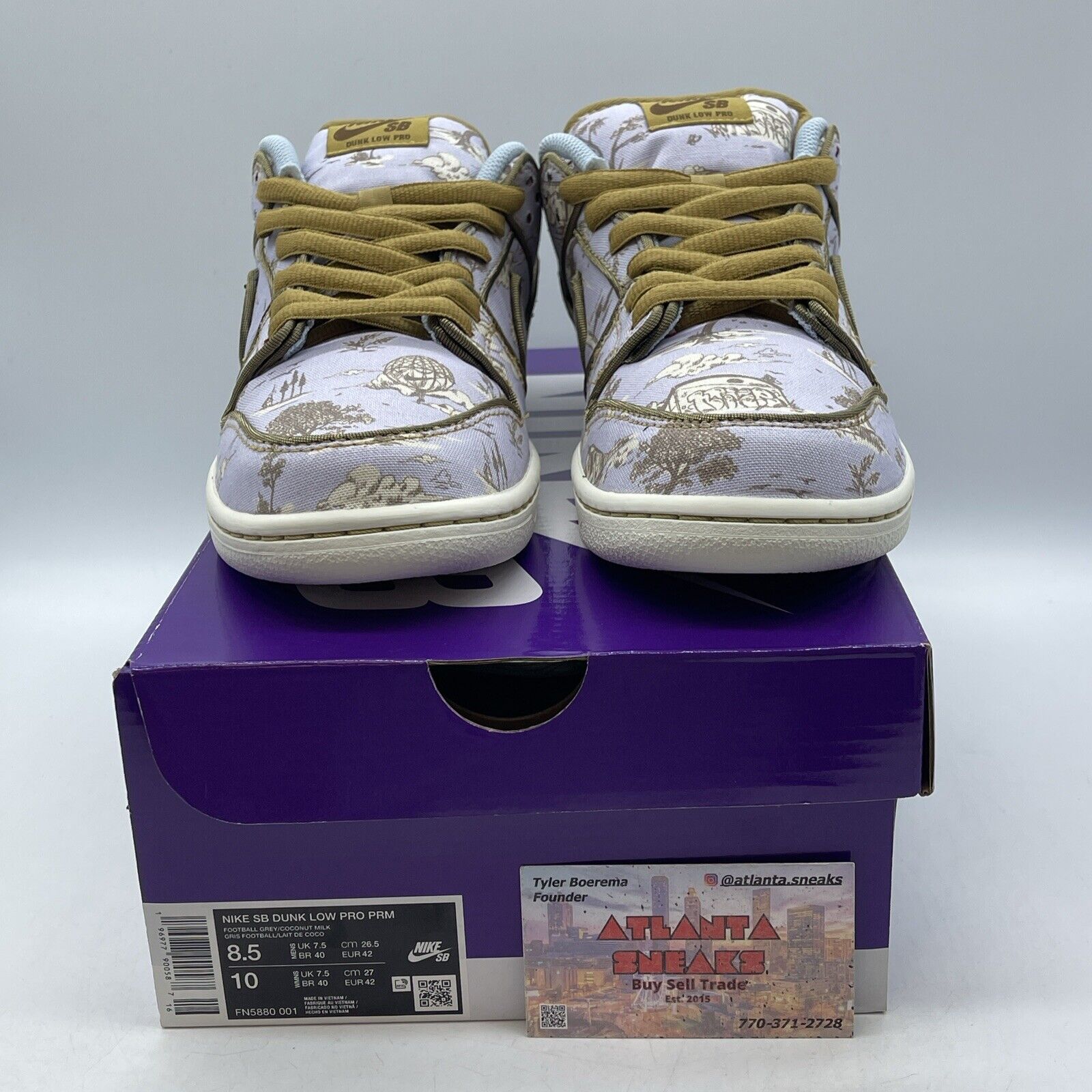 Size 8.5 - Nike Dunk Premium SB Low City of Style Pack Purple Suede (FN5880-001)