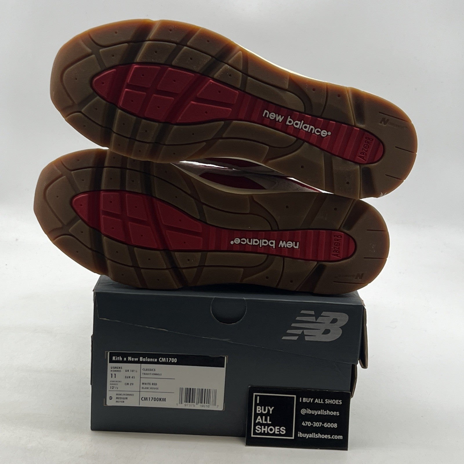 Size 11 - Kith x New Balance 1700 Canada Pack - Marshmallow (CM1700KM)