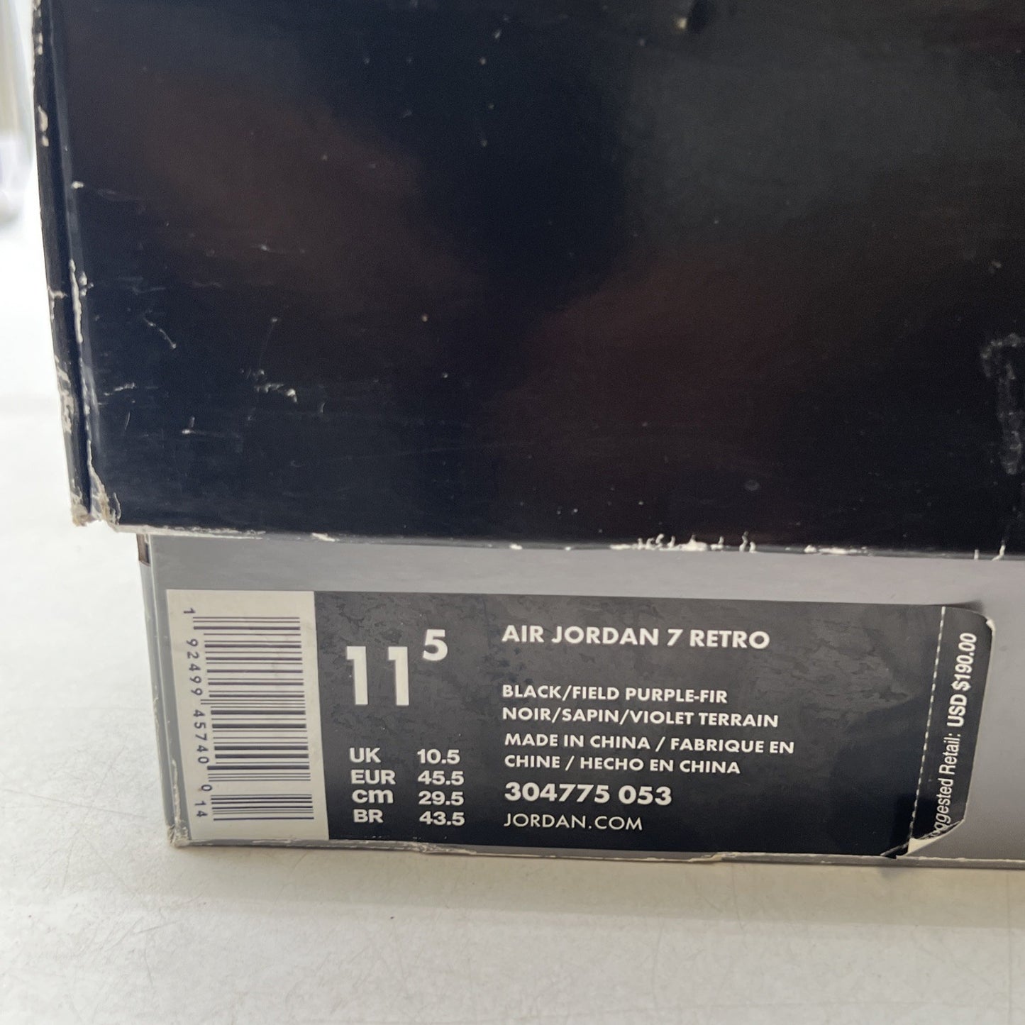 Size 11.5 - Air Jordan 7 Retro PE Ray Allen (304775-053)