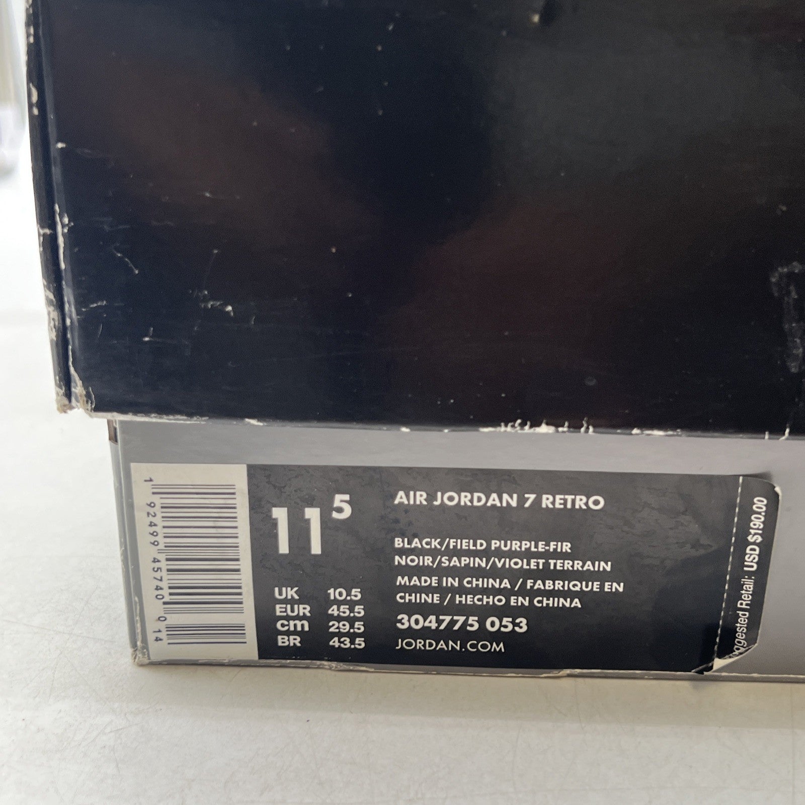 Size 11.5 - Air Jordan 7 Retro PE Ray Allen (304775-053)