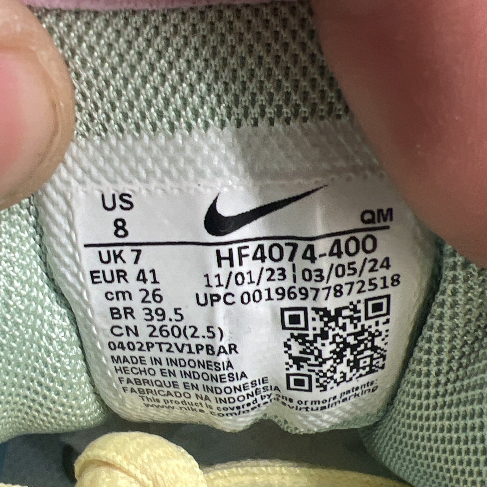 Size 8 - Nike Verdy x Air Max Ishod Wair SB Visty (HF4074-400)