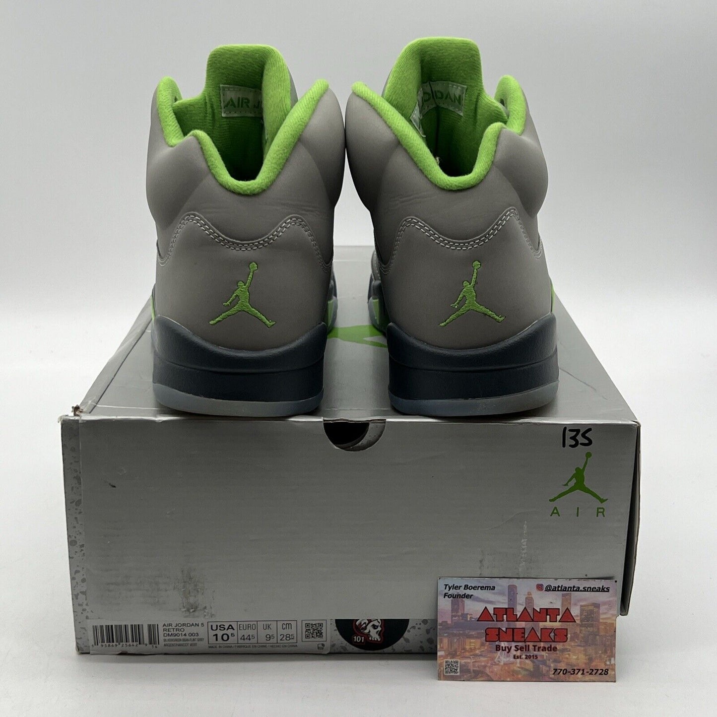 Size 10.5 - Jordan 5 Retro Green Bean Grey Leather (DM9014-003)