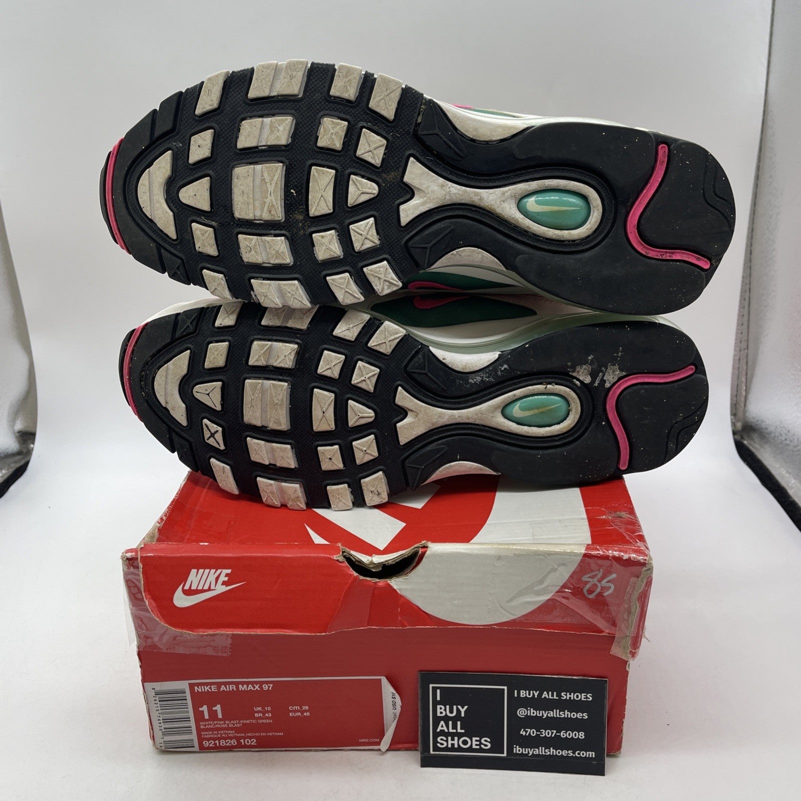 Size 11 - Nike Air Max 97 South Beach (921826-102)