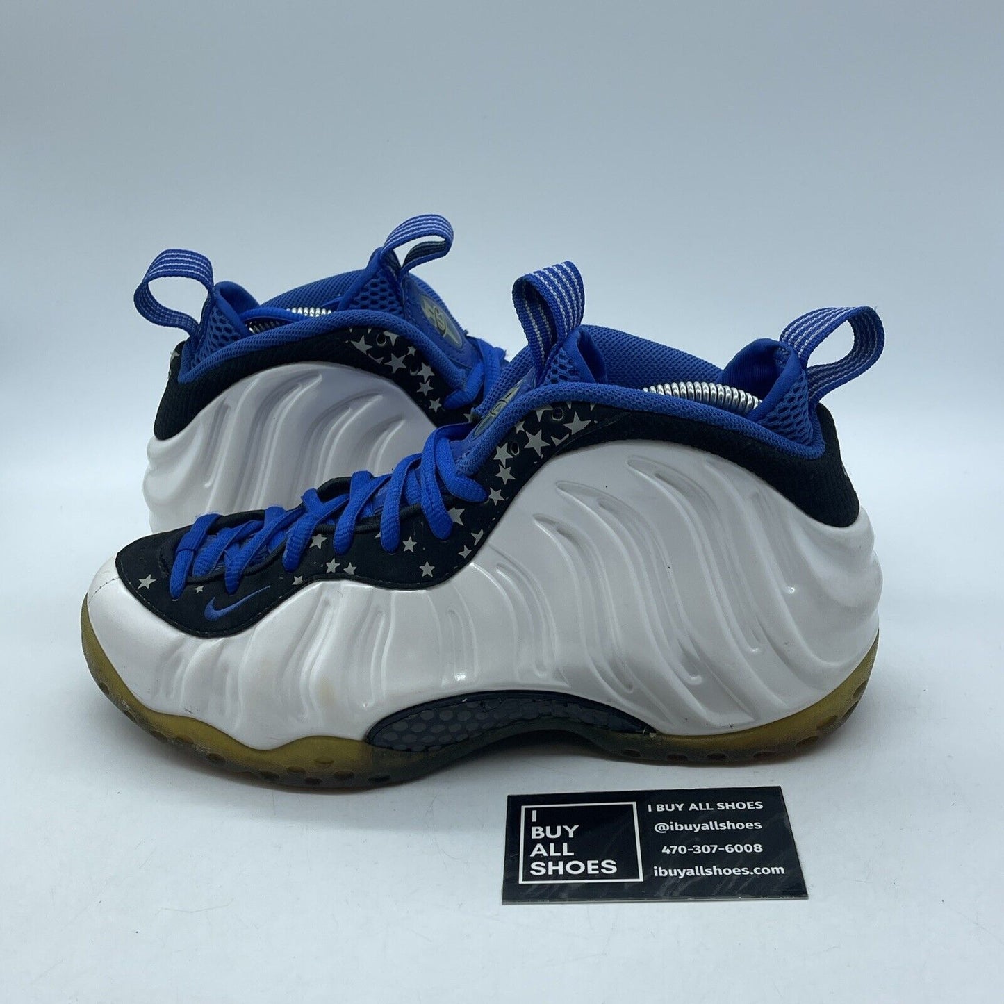 Size 8 - Nike Air Foamposite One Shooting Stars White Black (679085-101)