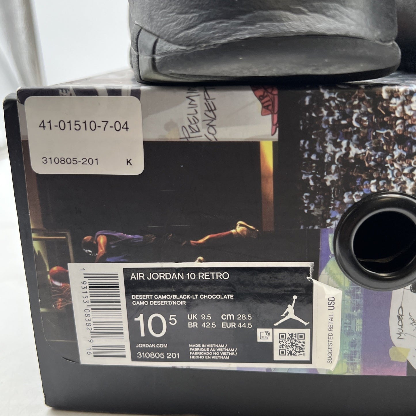 Size 10.5 - Air Jordan 10 Retro Woodland Camo (310805-201)