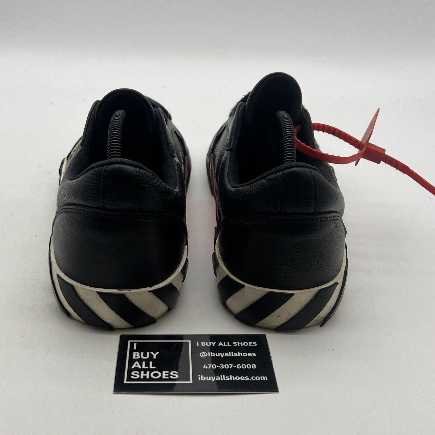 Size 11 - Off-White™ "Do You Cheer" Black Low Sneakers 1029of44