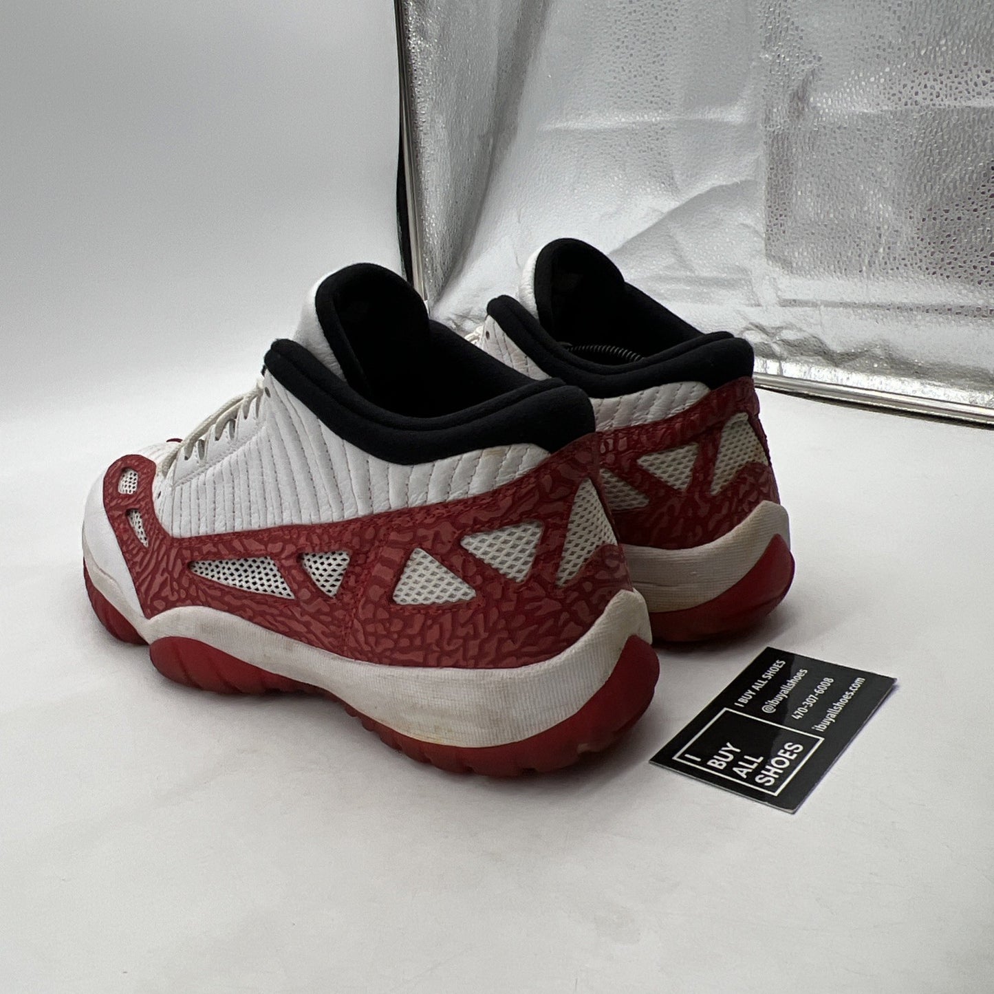 Size 11.5 - Air Jordan 11 Retro IE Low Gym Red (919712-101)