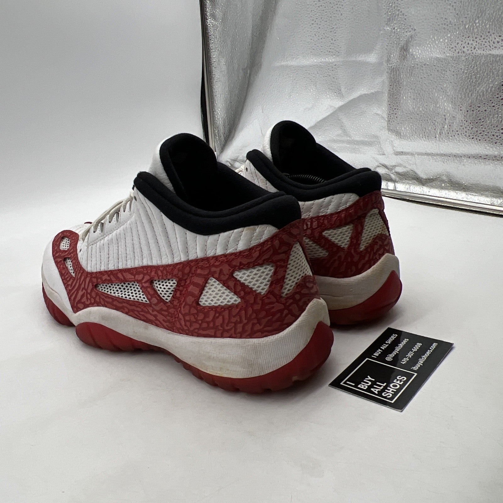 Size 11.5 - Air Jordan 11 Retro IE Low Gym Red (919712-101)