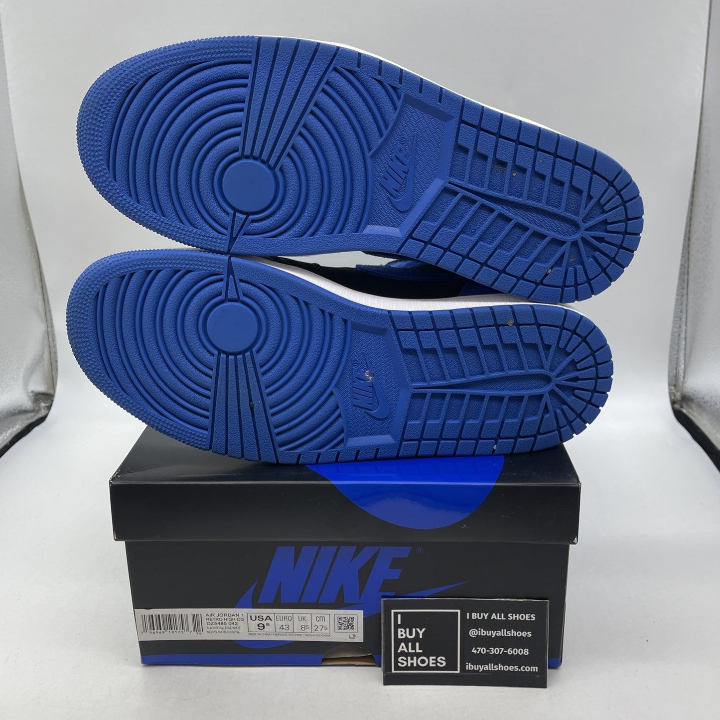 Size 9.5 - Air Jordan 1 Retro OG High Royal Reimagined (DZ5485-042)